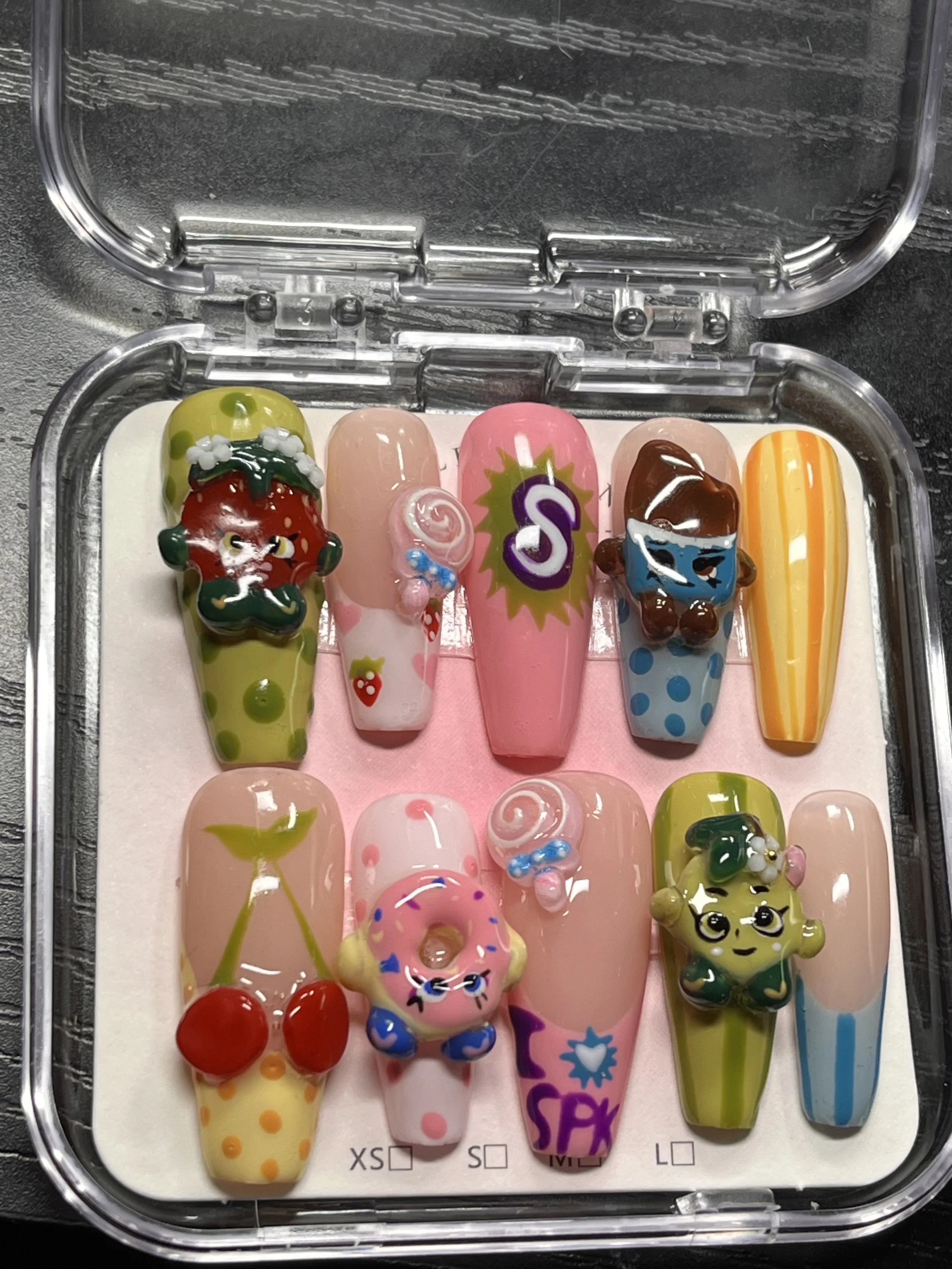 Shopkins nails