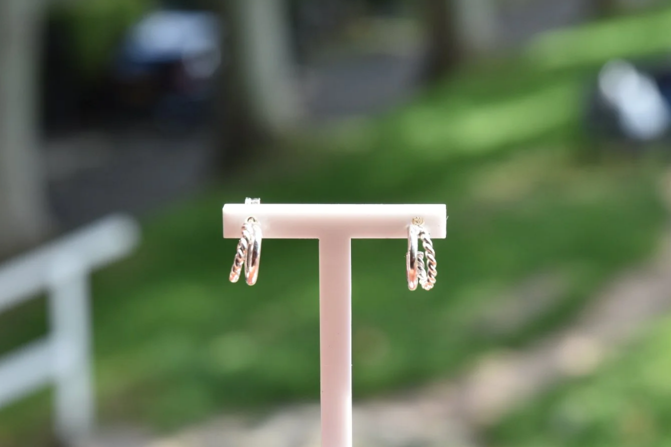 925 sterling zilveren oorbellen op ontwerp
