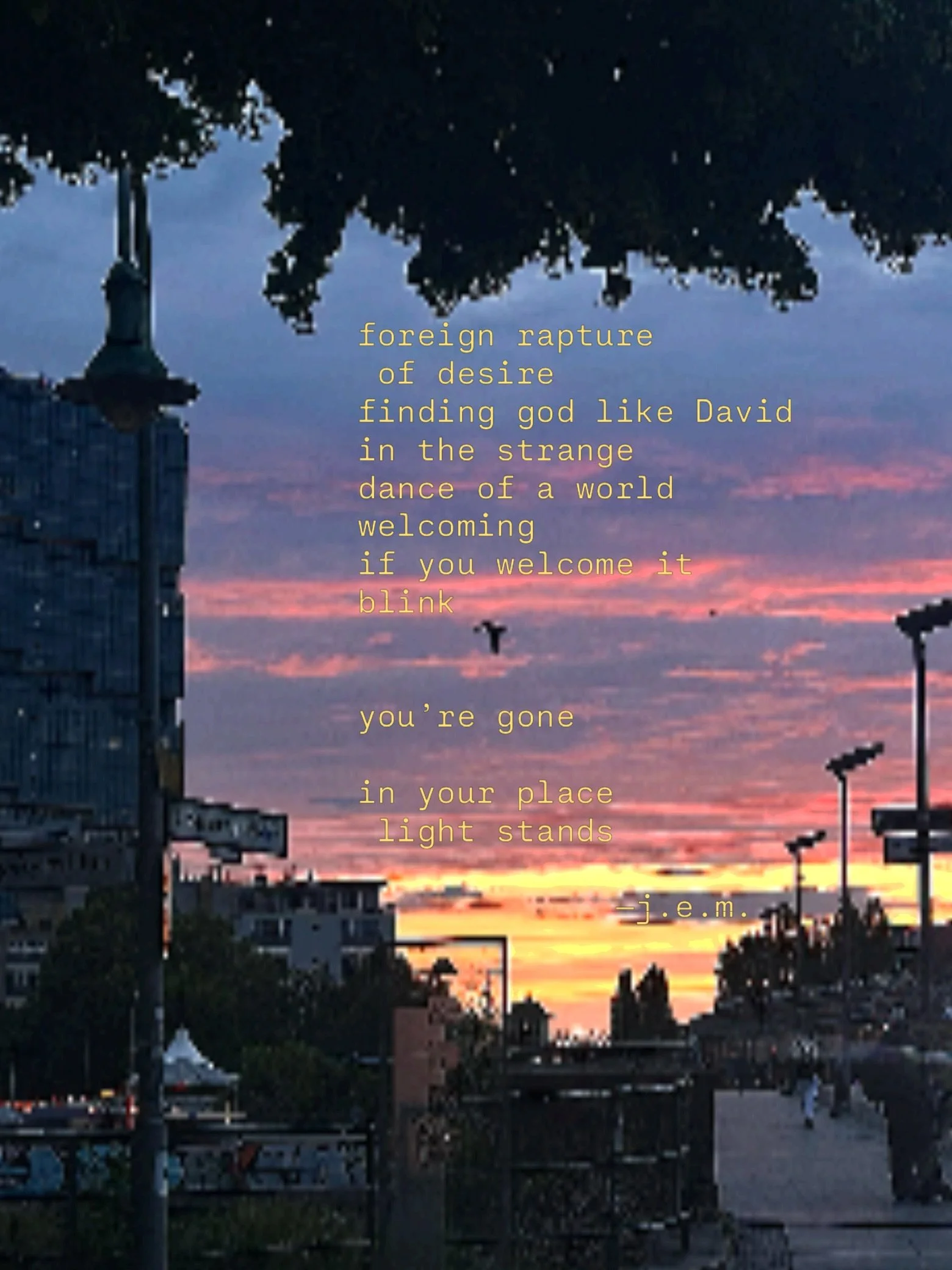 Berlin &mdash;j.e.m.

#poetry #travel #berlin #lgbtqpoet #writersofinstagram