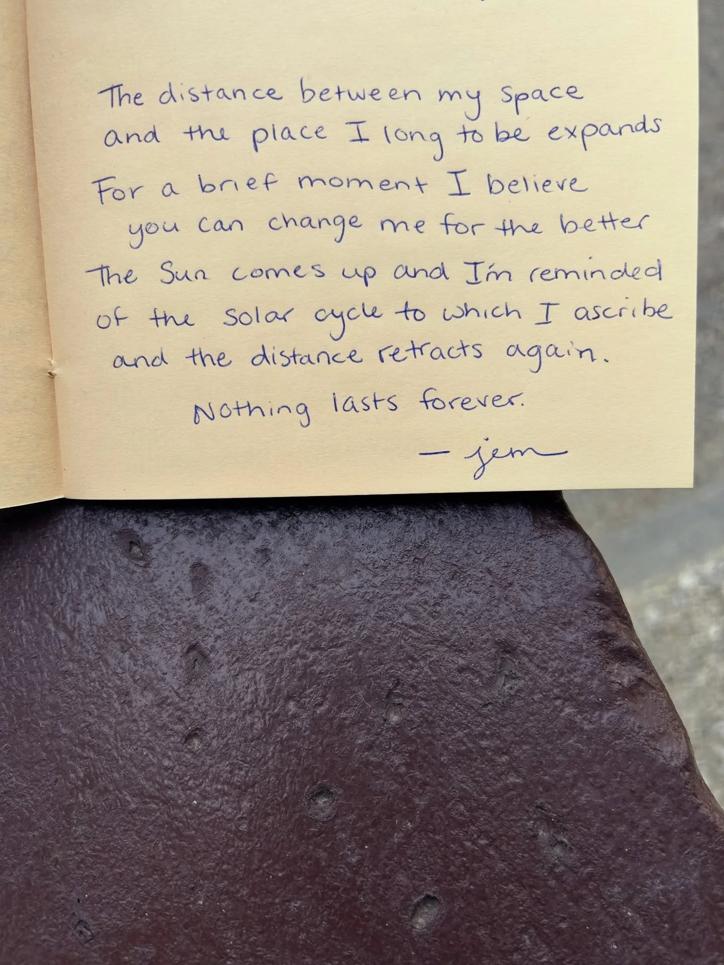 Stasis &mdash;j.e.m.
#poem #poetry #writingcommunity #lgbtqpoetry