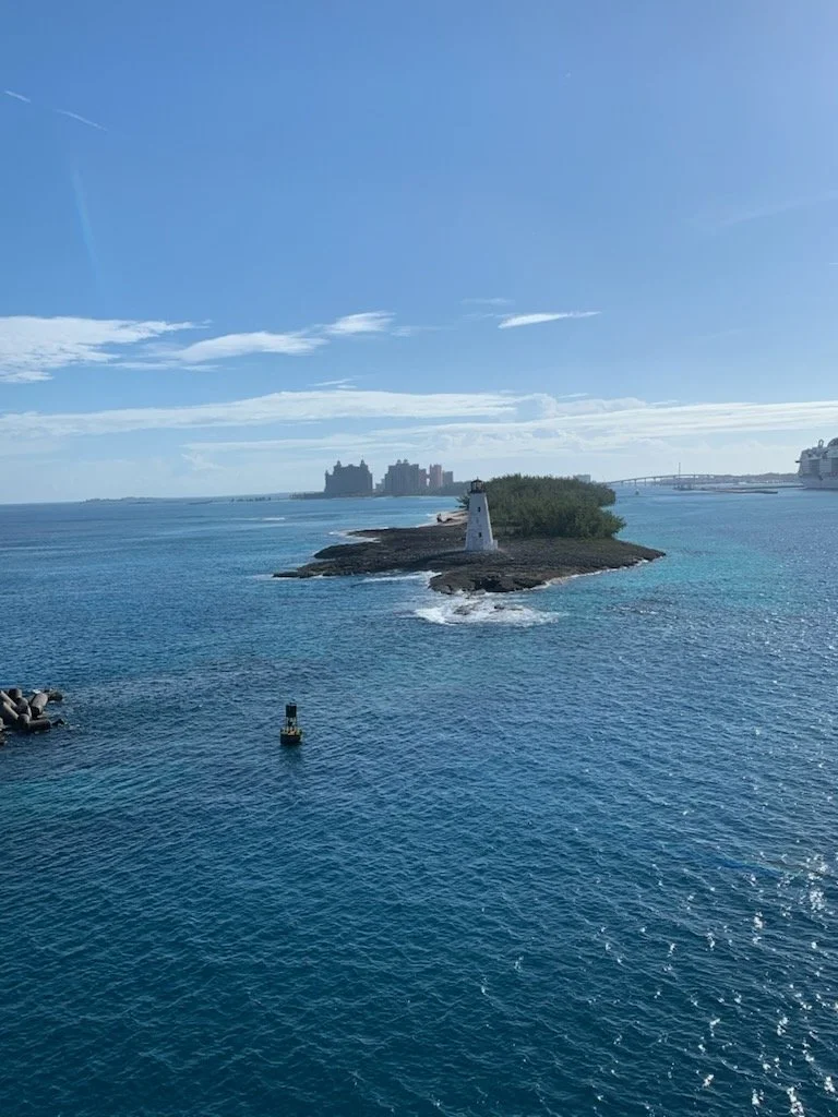 Pulling into The Bahamas onboard Celebrity Reflection