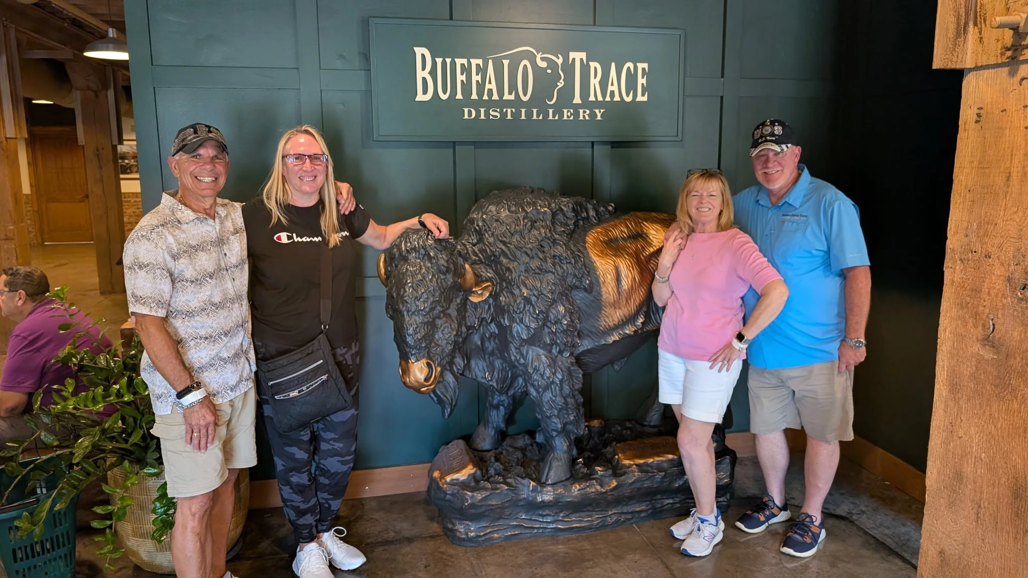 Buffalo Trace Distillery with friends