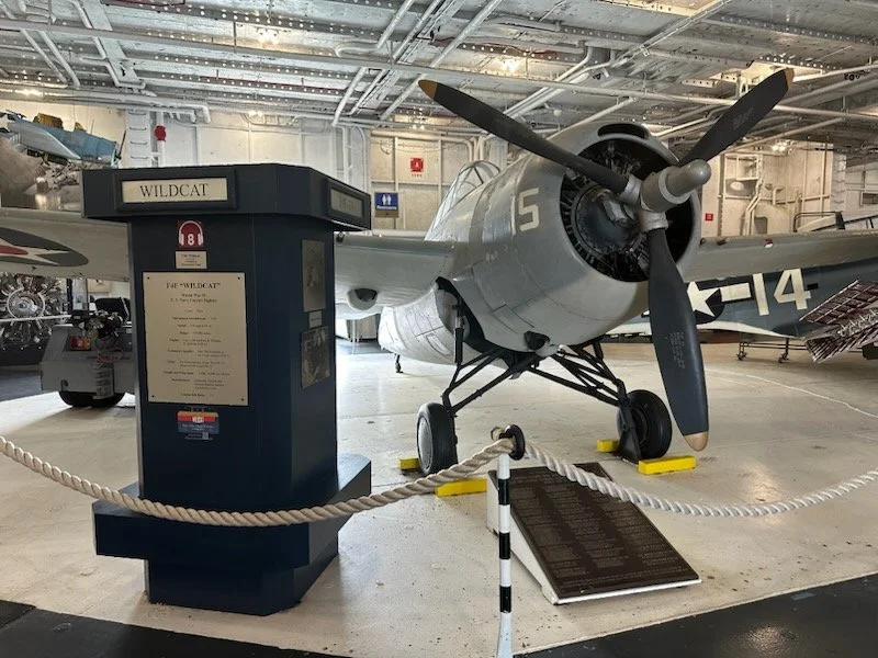 F4F Wildcat onboard USS YORKTOWN (CV-10) at Patriots Point Naval & Maritime Museum - Charleston, South Carolina