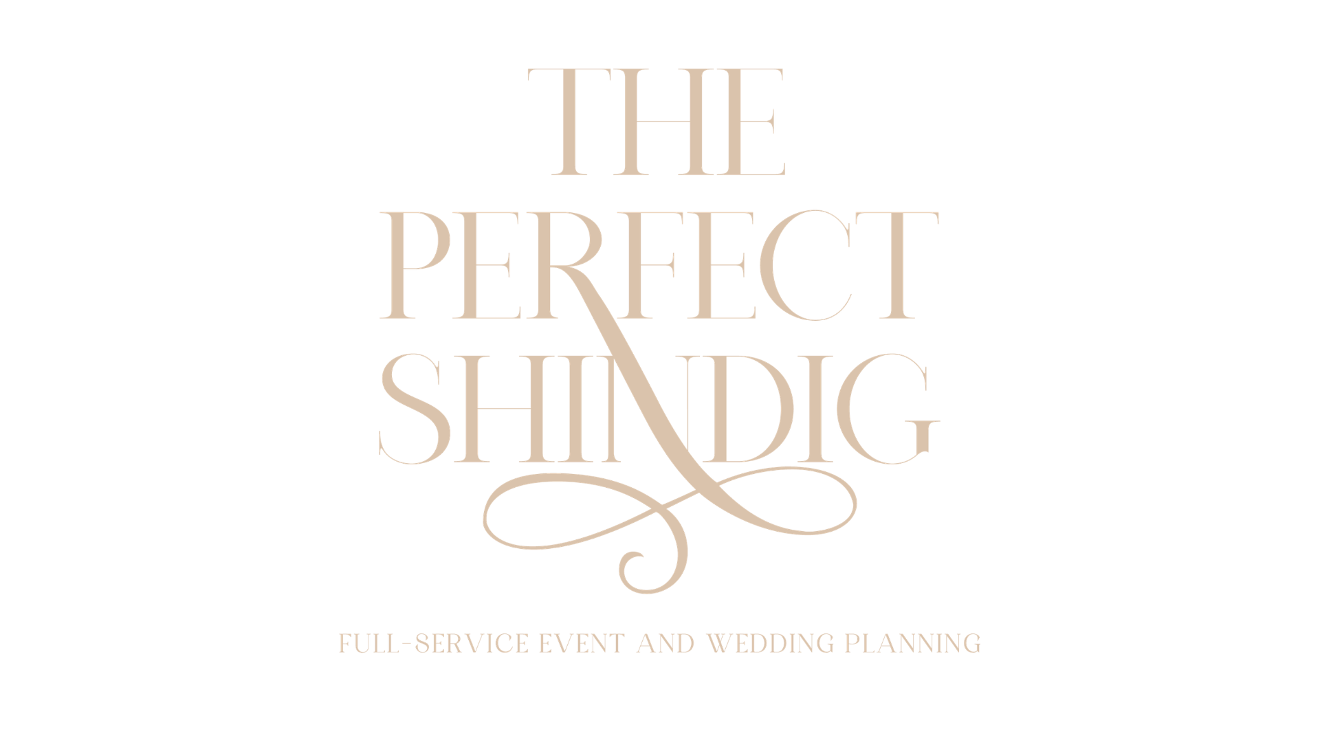 WORD LOGO THAT SAYS THE PERFECT SHINDIG