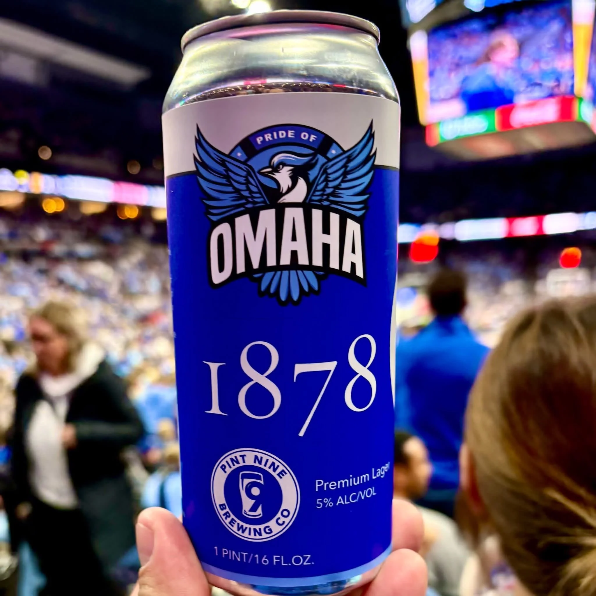 Pint 9 1878 Beer Label for Creighton