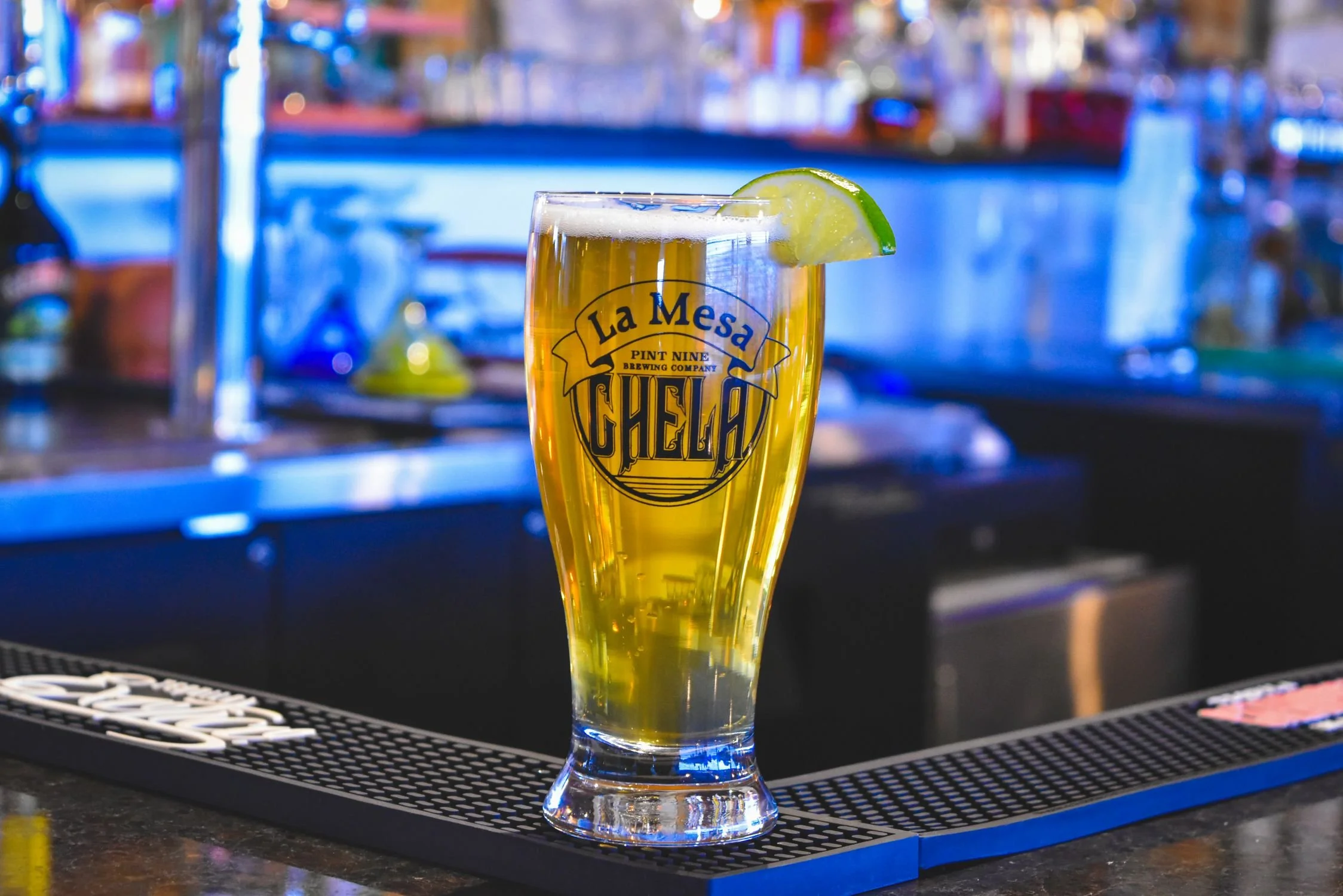 La Mesa Chela Beer Logo for Signature Beer