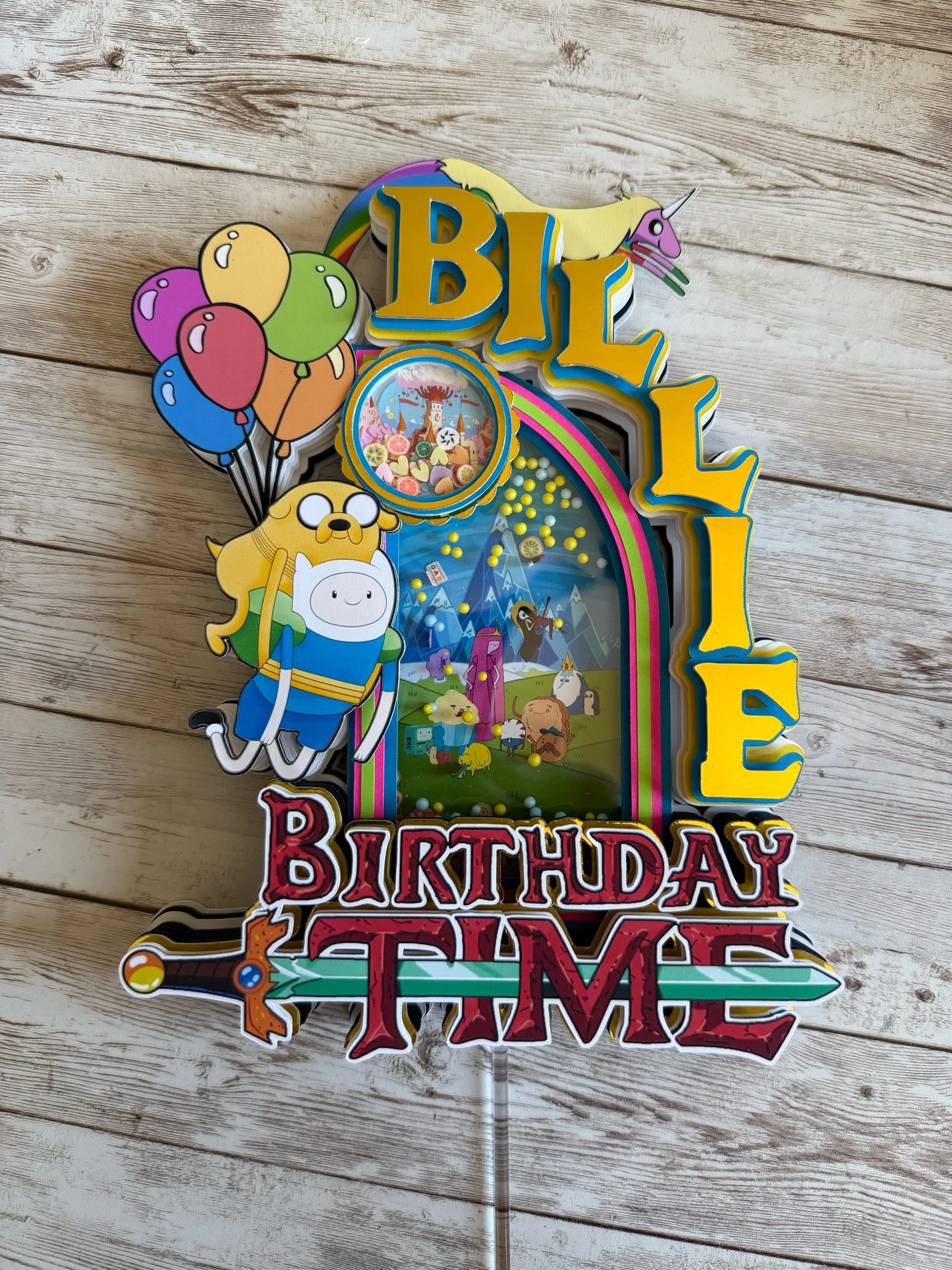 Adventure Time Cake Topper