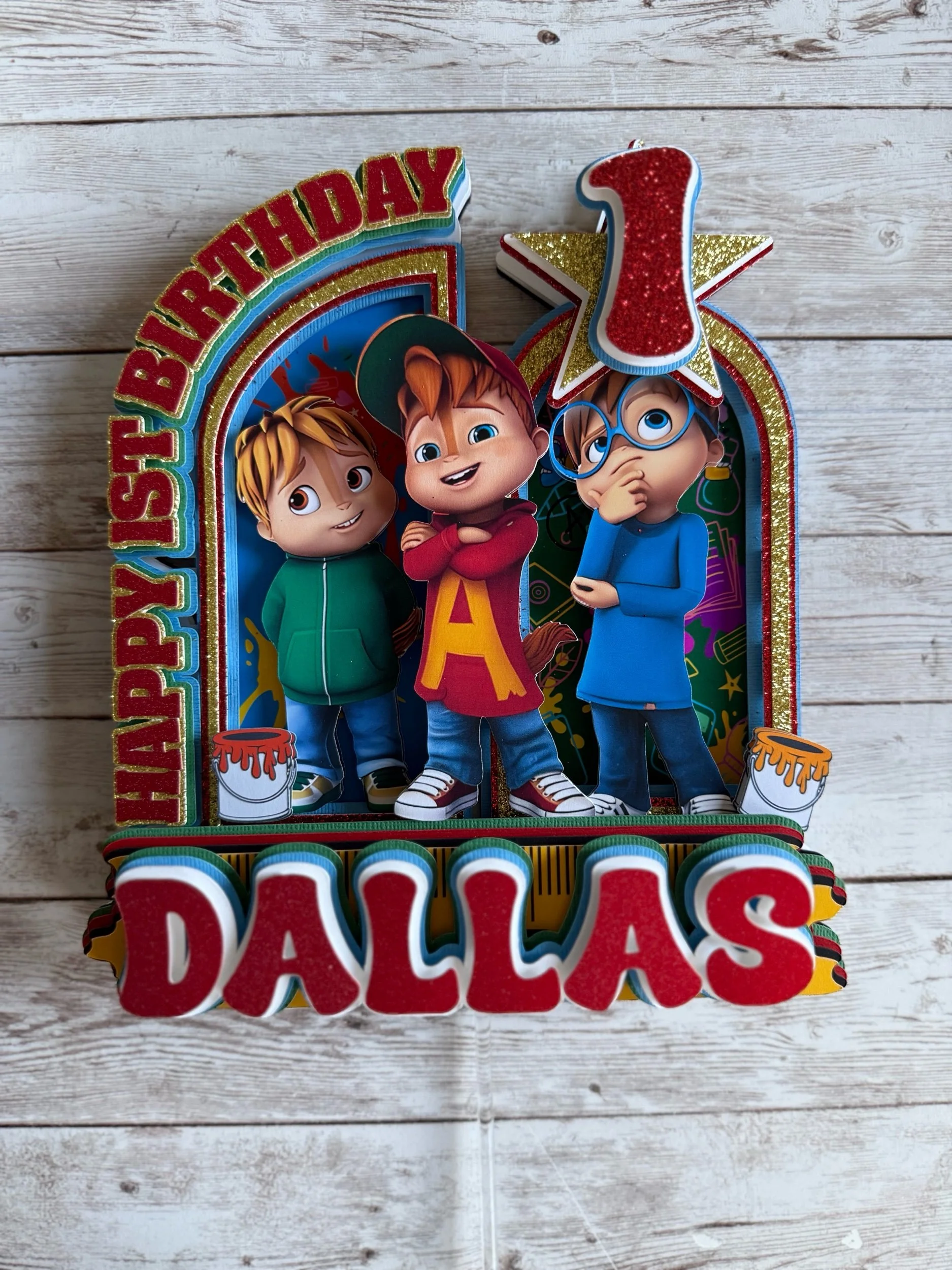 Alvin Cake Topper