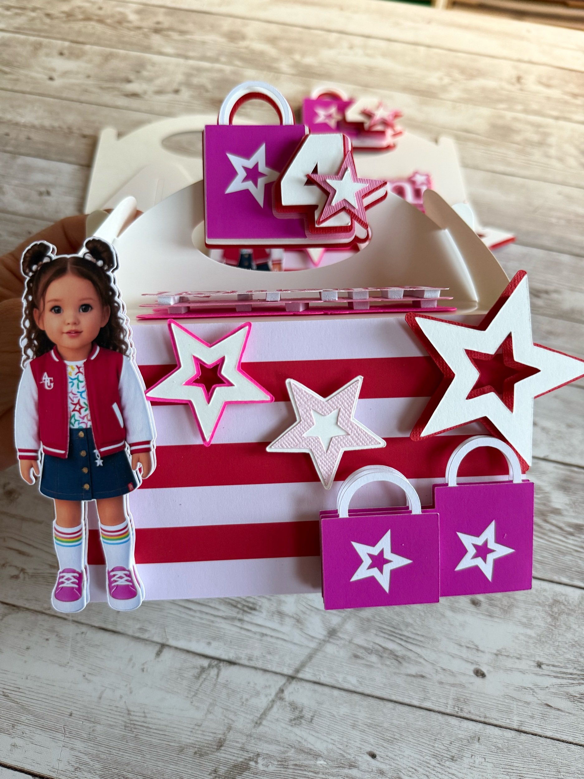 American Girl Favor Boxes