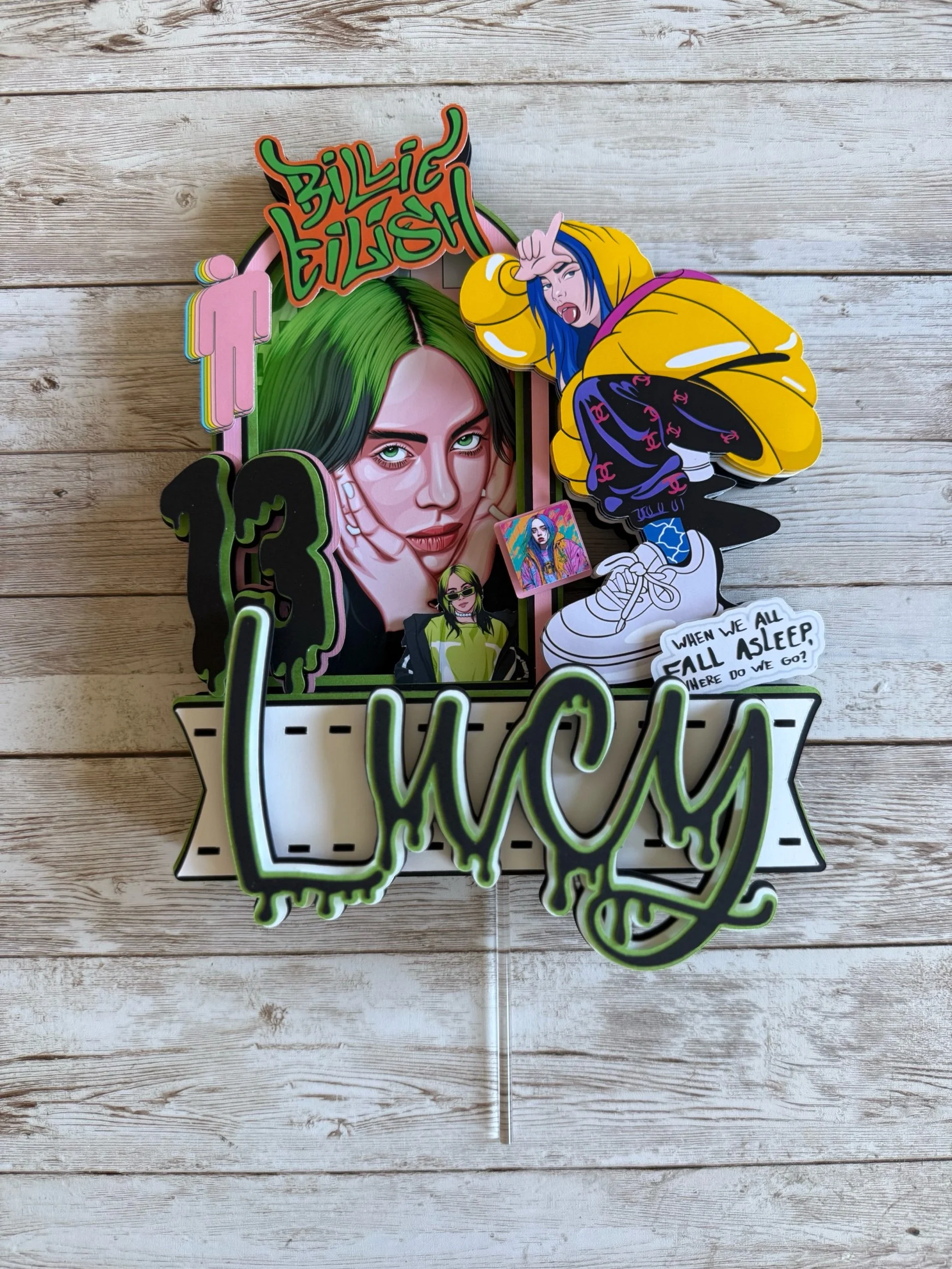 Billie Cake Topper