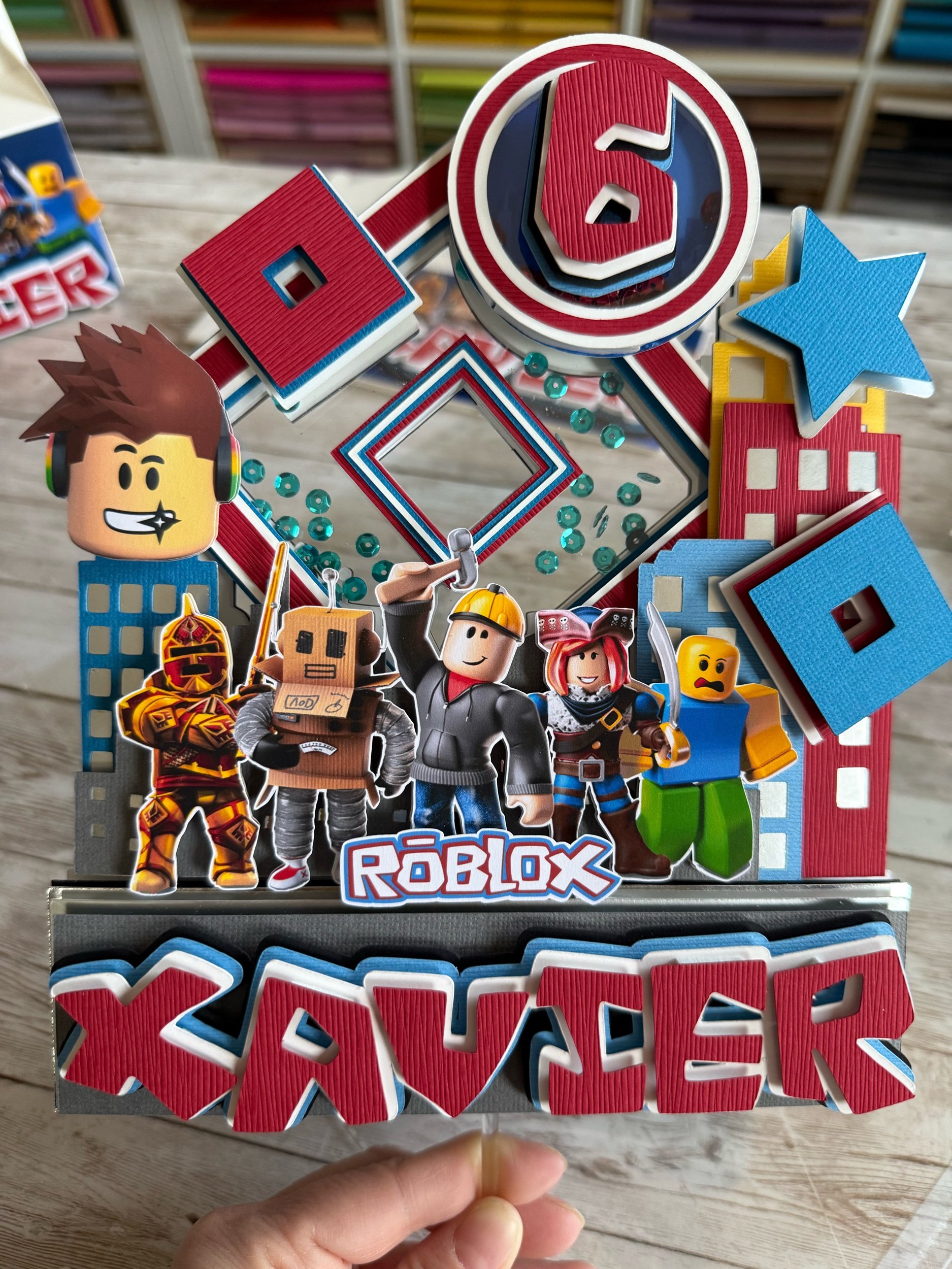 roblox cake topper