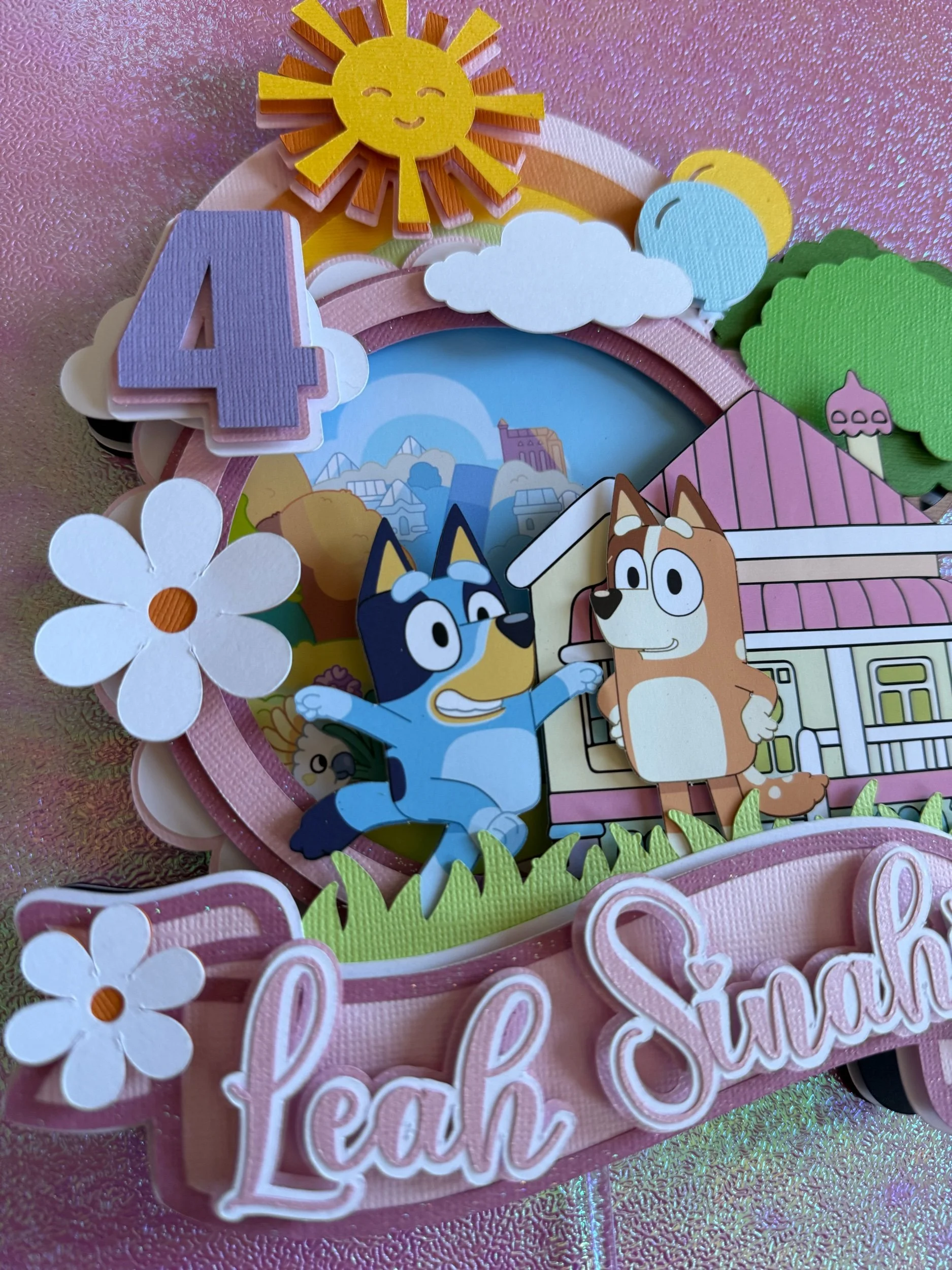 bingo cake topper