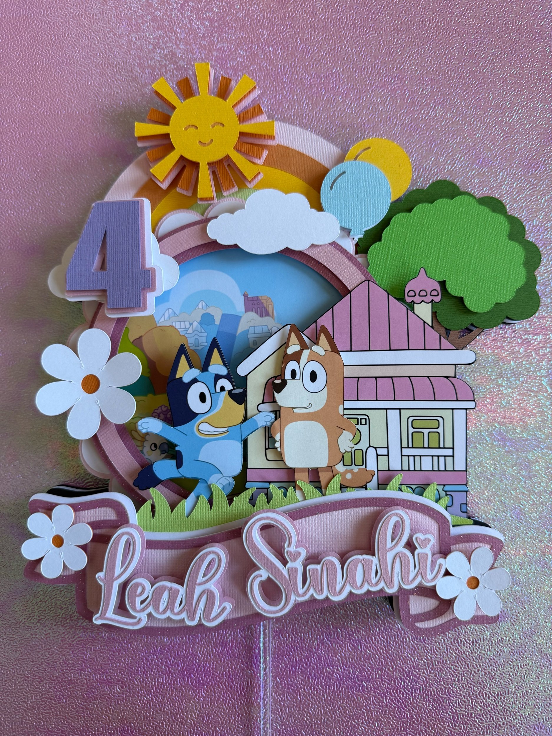 Bluey Cake Topper