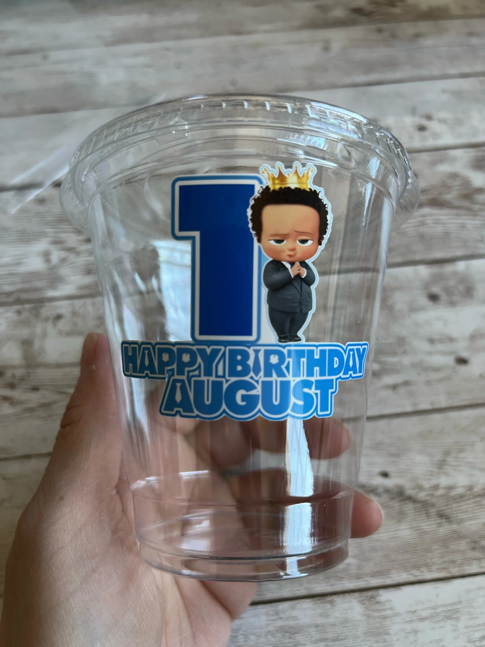 boss baby personalized cup
