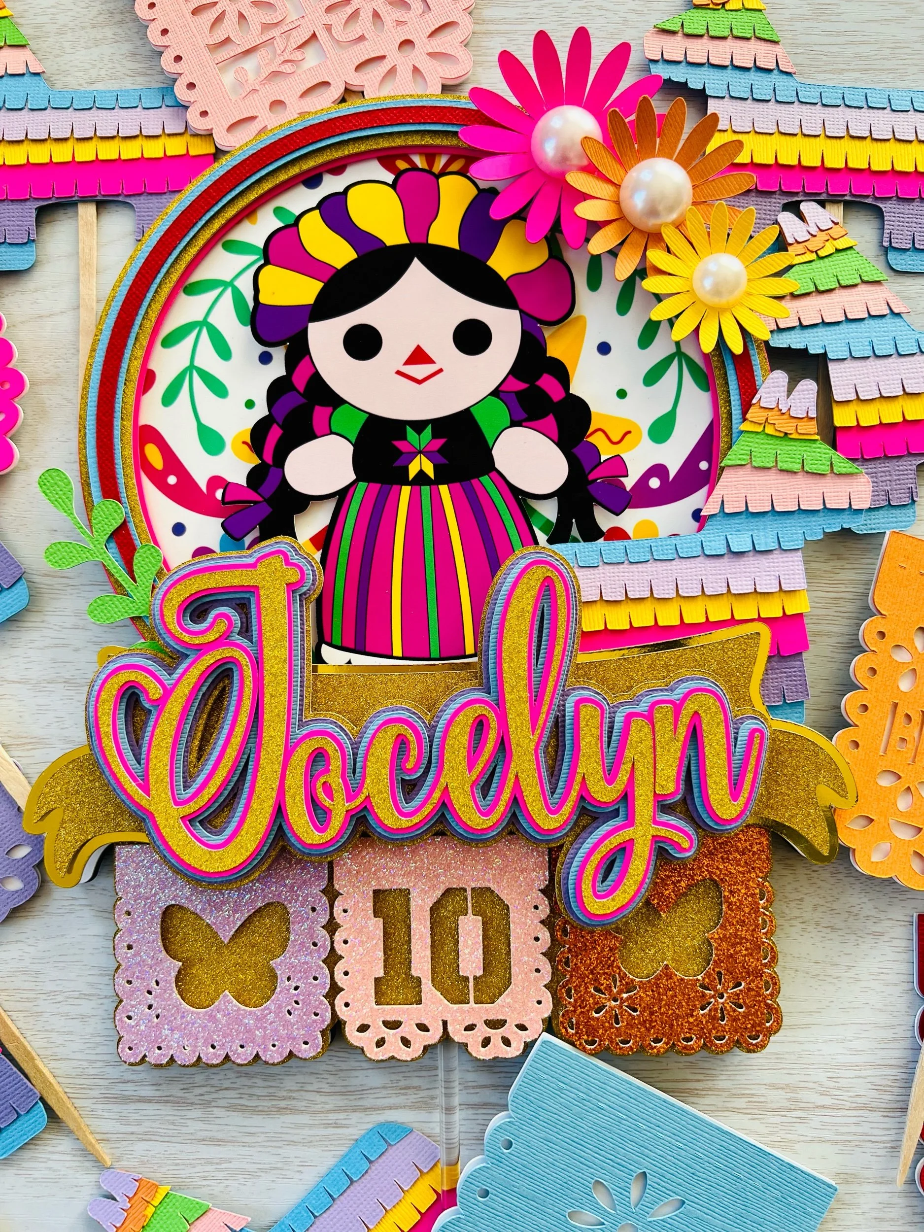 5 de Mayo cake topper