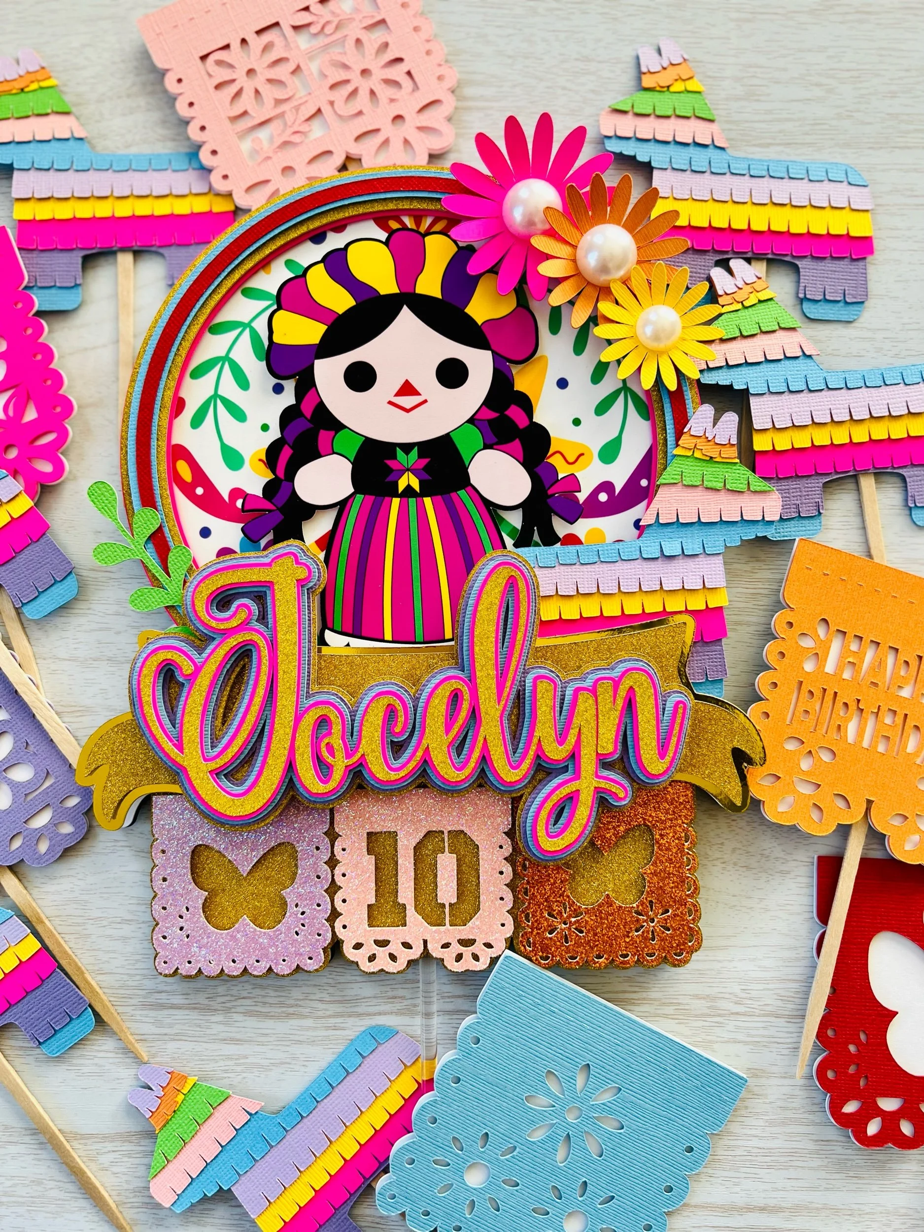 Fiesta Cake Topper