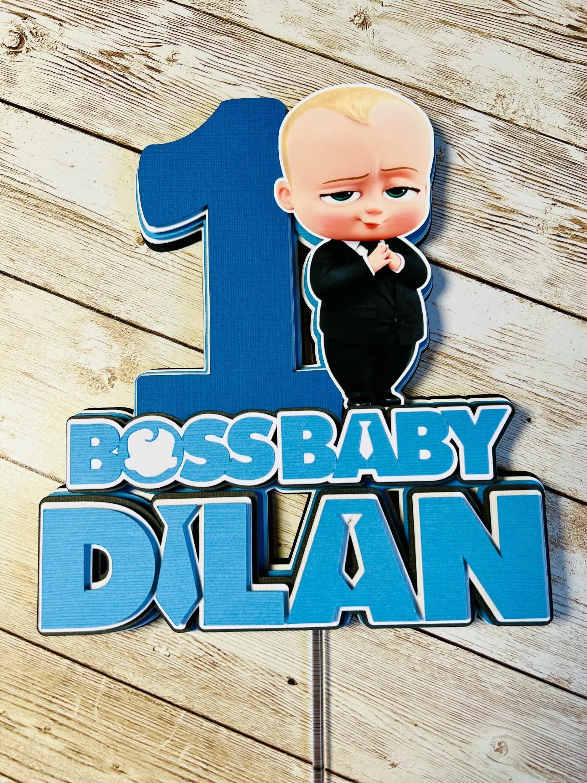 Baby Boss Cake Topper
