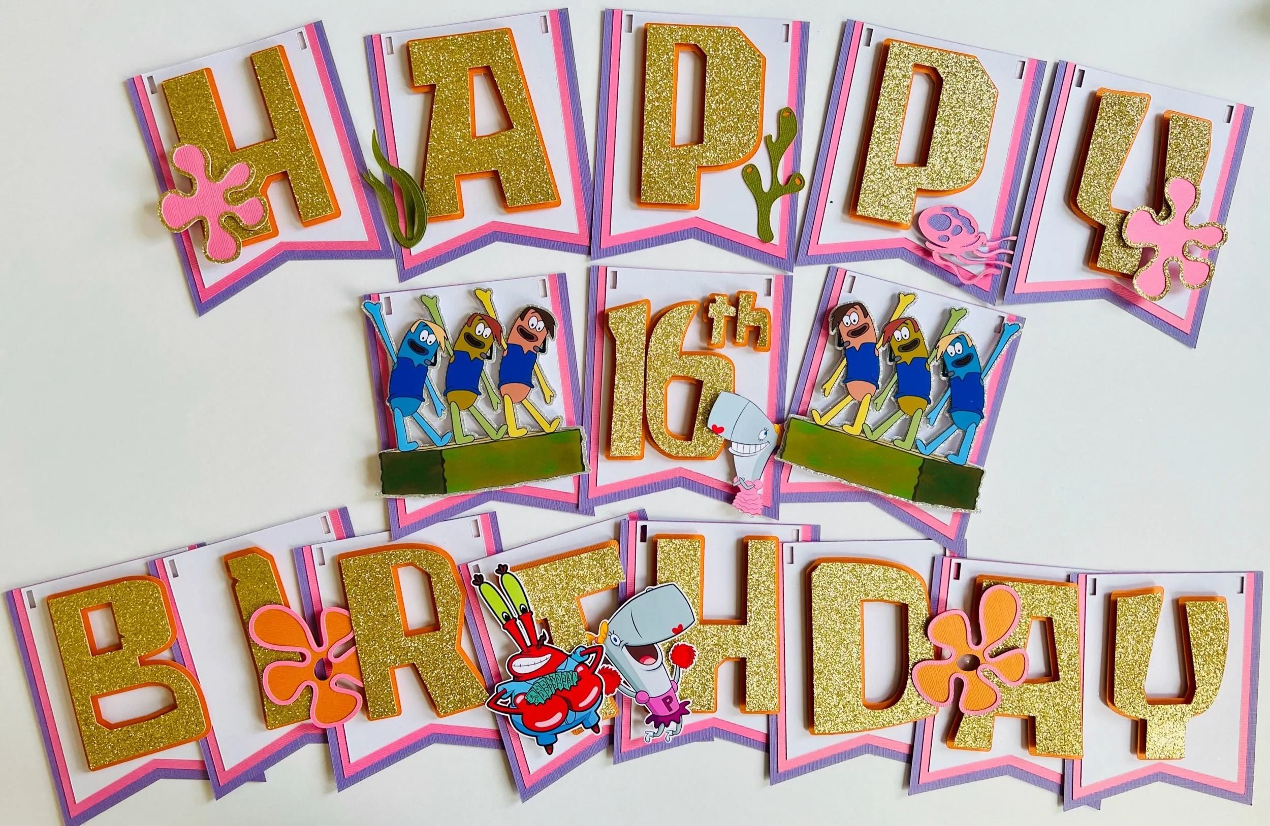 Boys who cry birthday banner