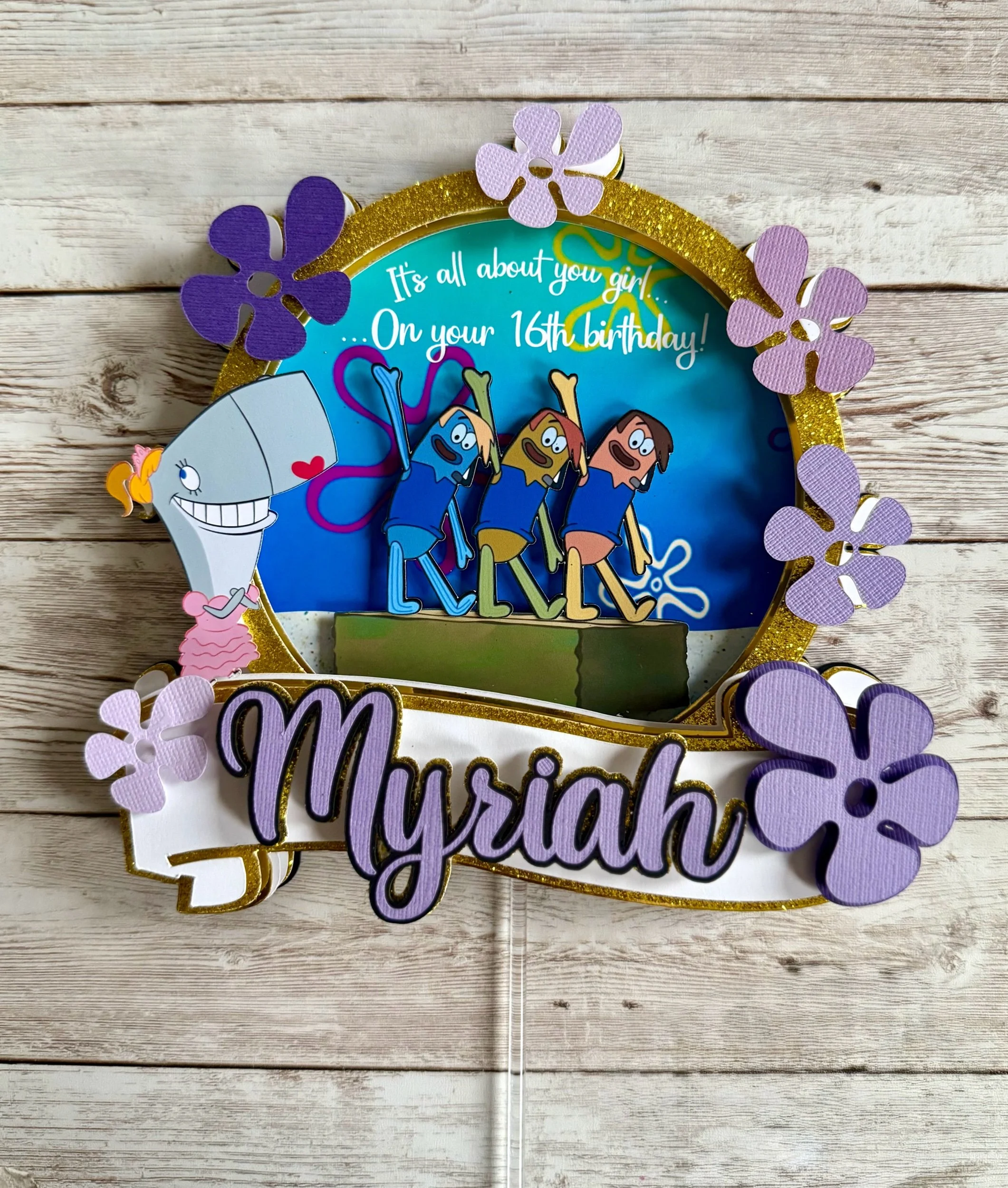 boys who cry cake topper