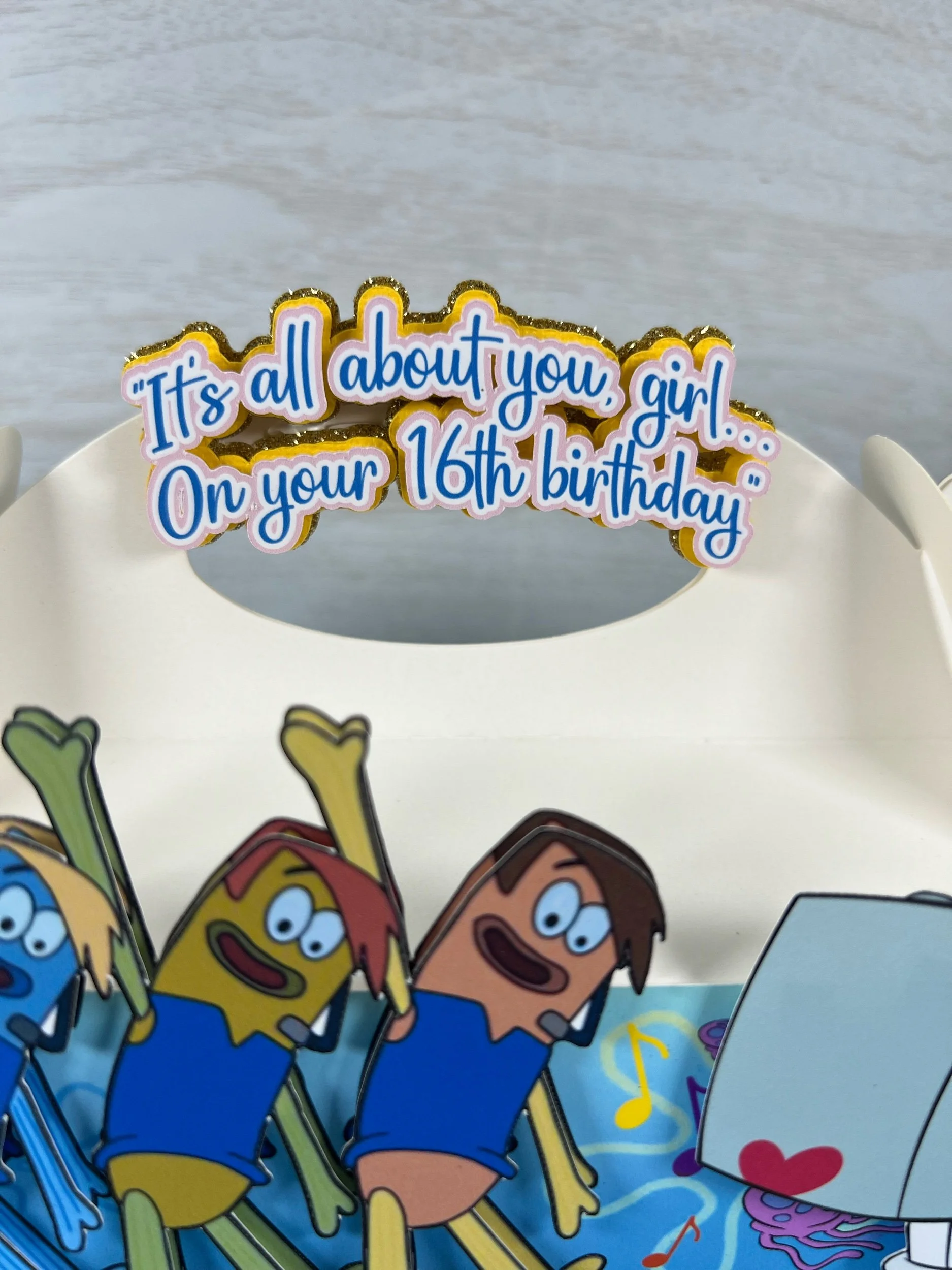 spongebob favor boxes