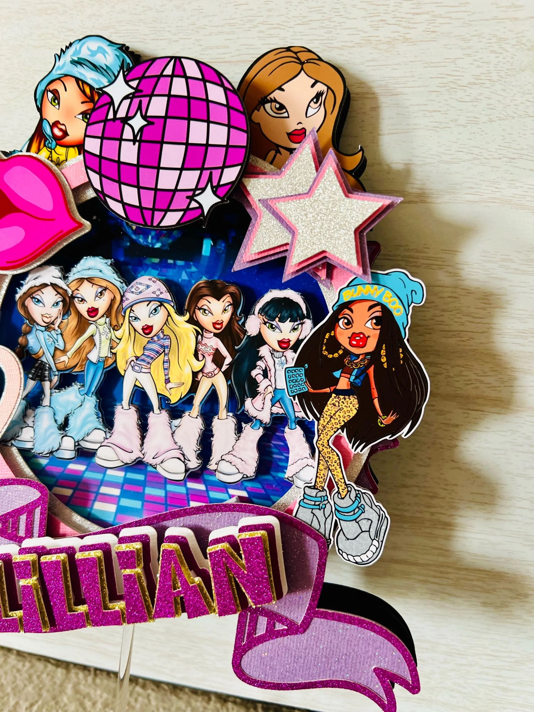 bratz cake topper
