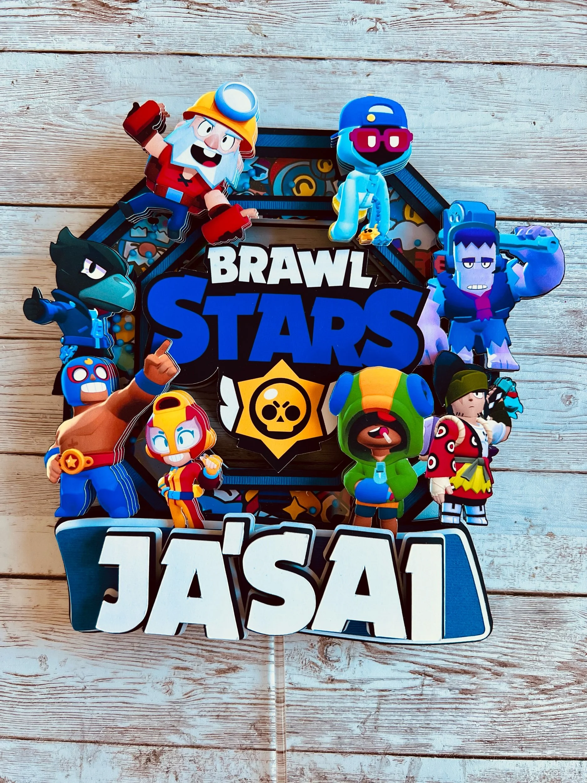 Brawl Shaker Cake Topper