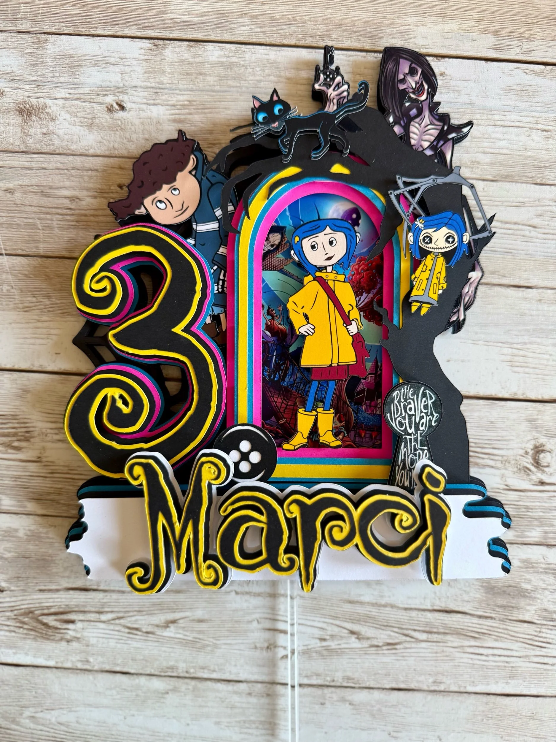 Coraline Cake Topper