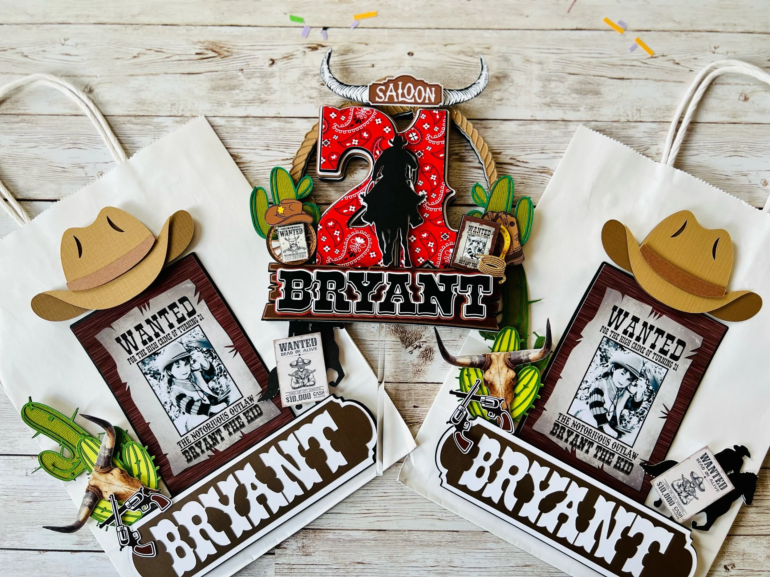 Cowboy Cake Topper
