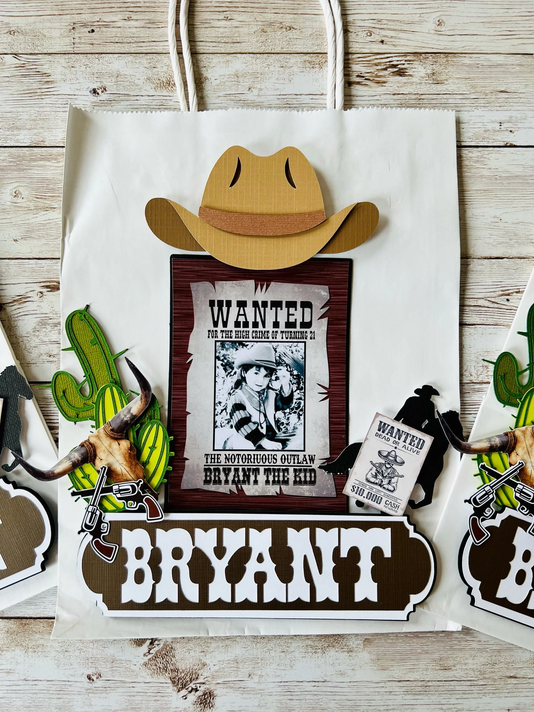cowboy favor bags