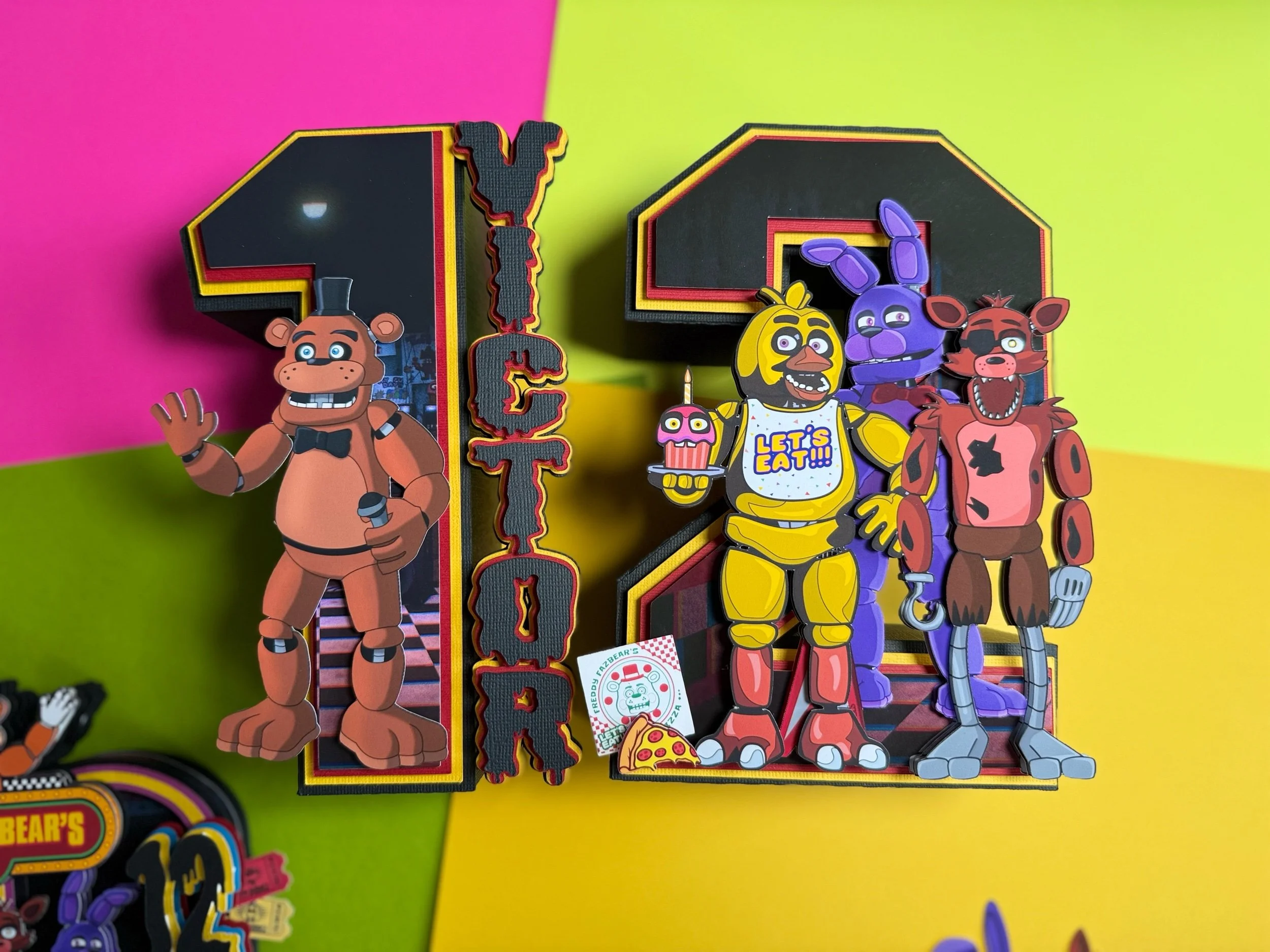 Dark Animatronics 3D Numbers