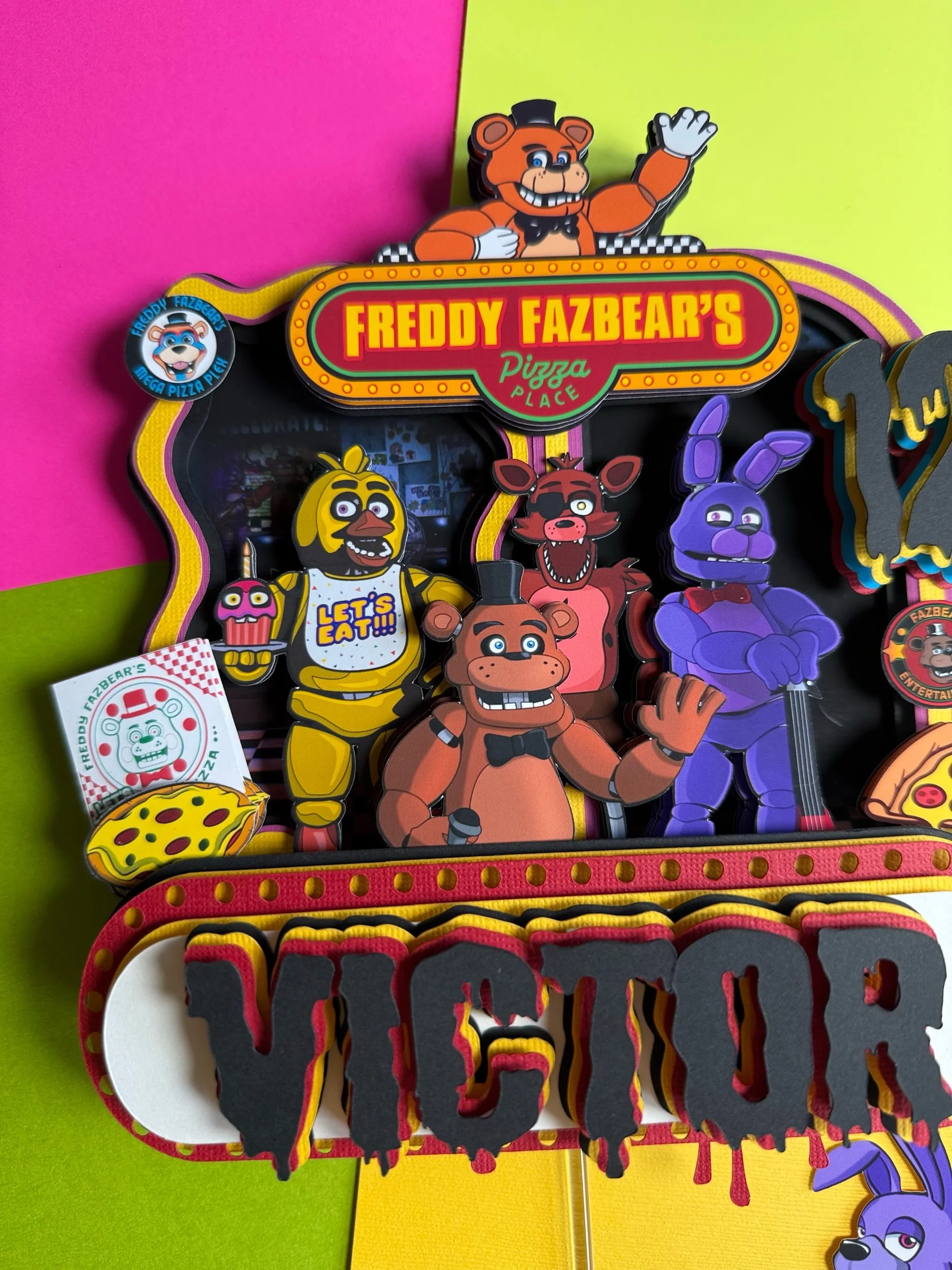 animatronic cake topper