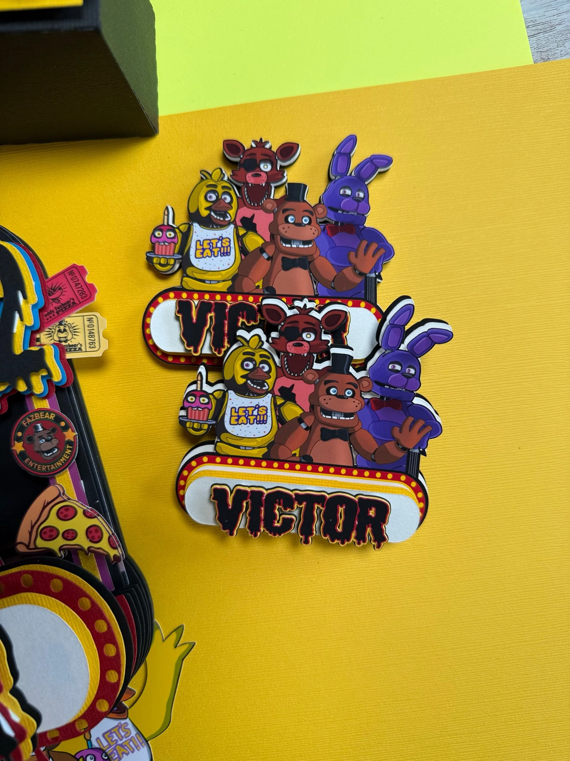 fnf cupcake toppers