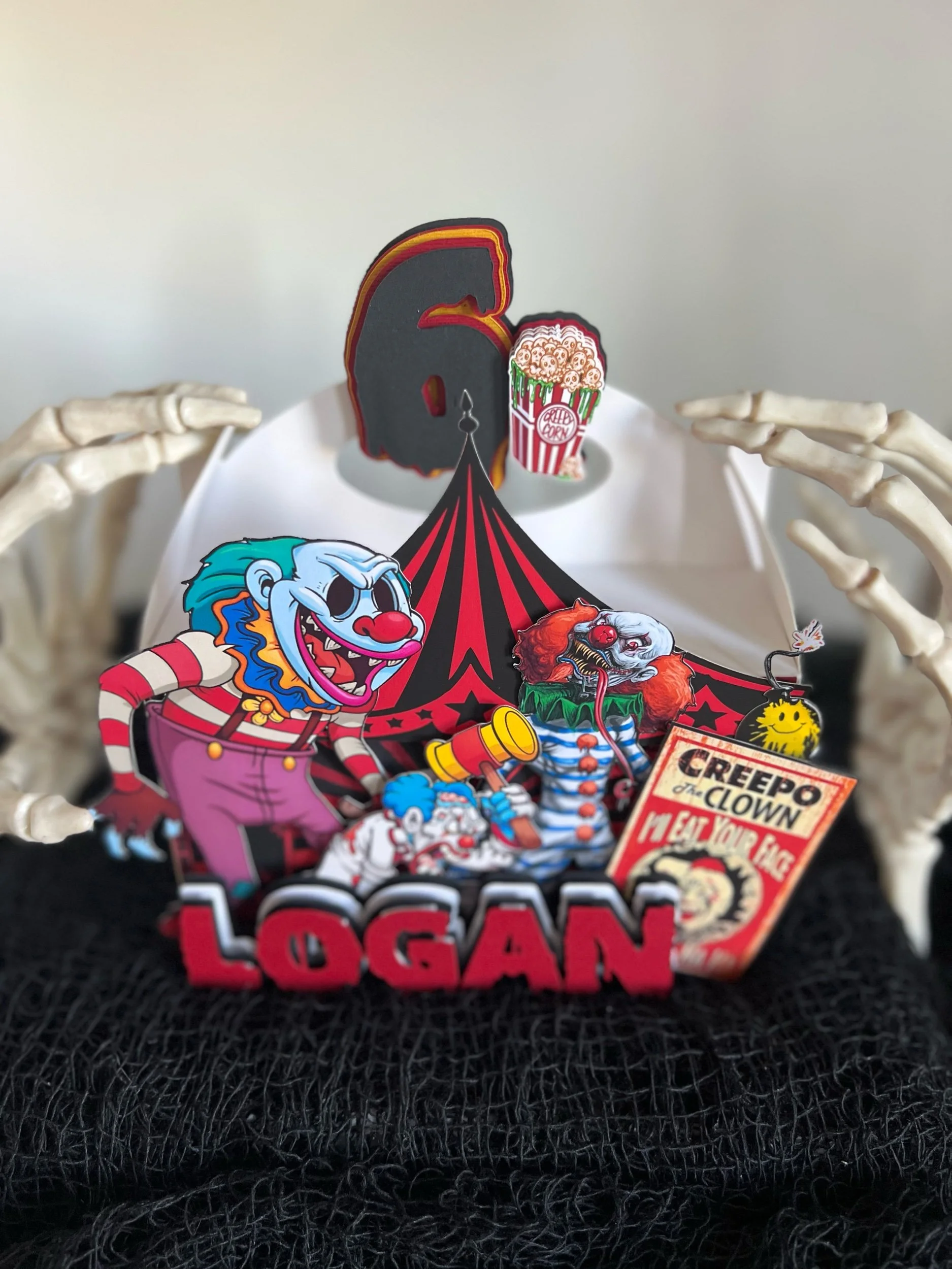 horror cake topper