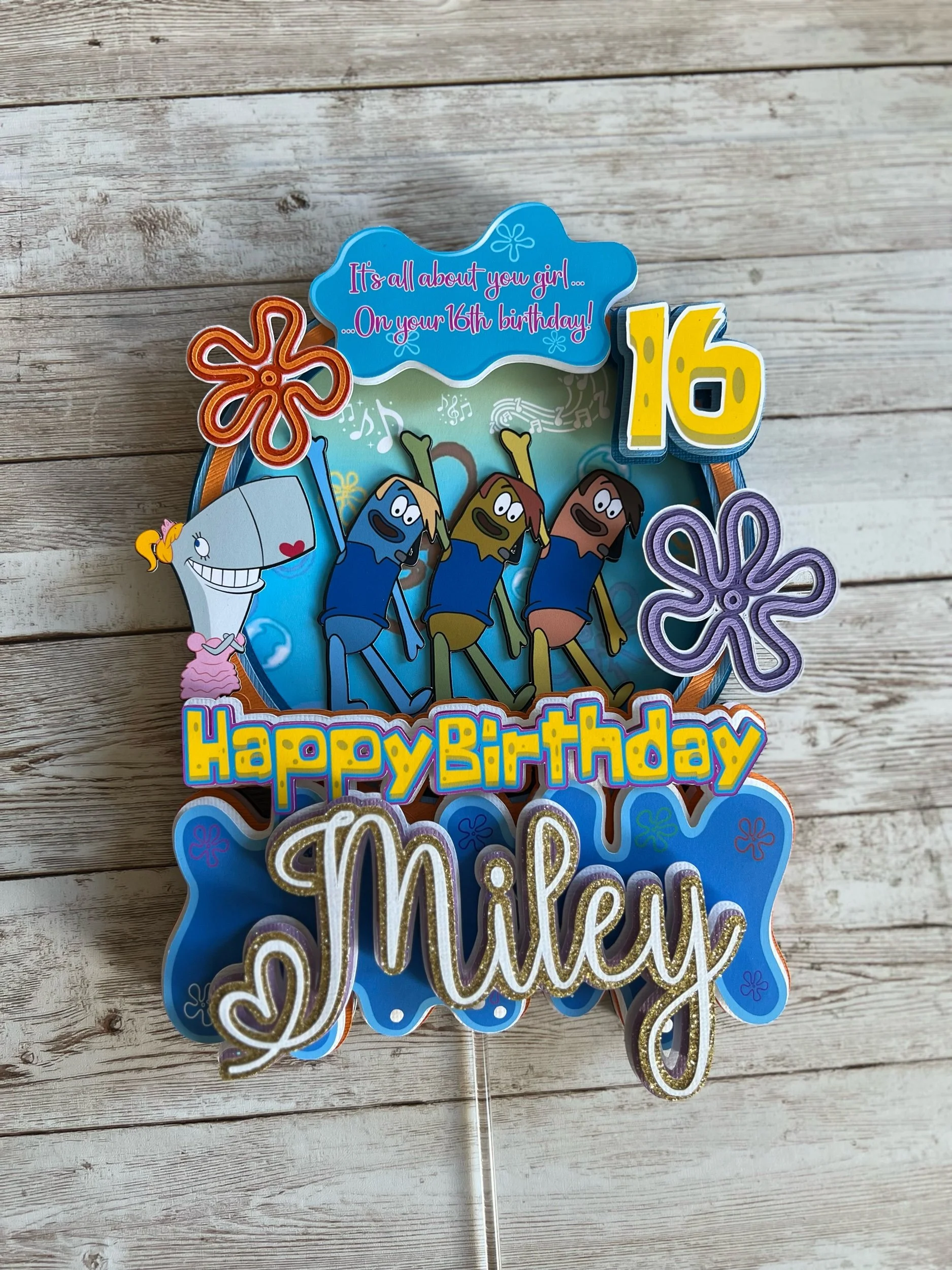 Deluxe Boys Who Cry Cake Topper