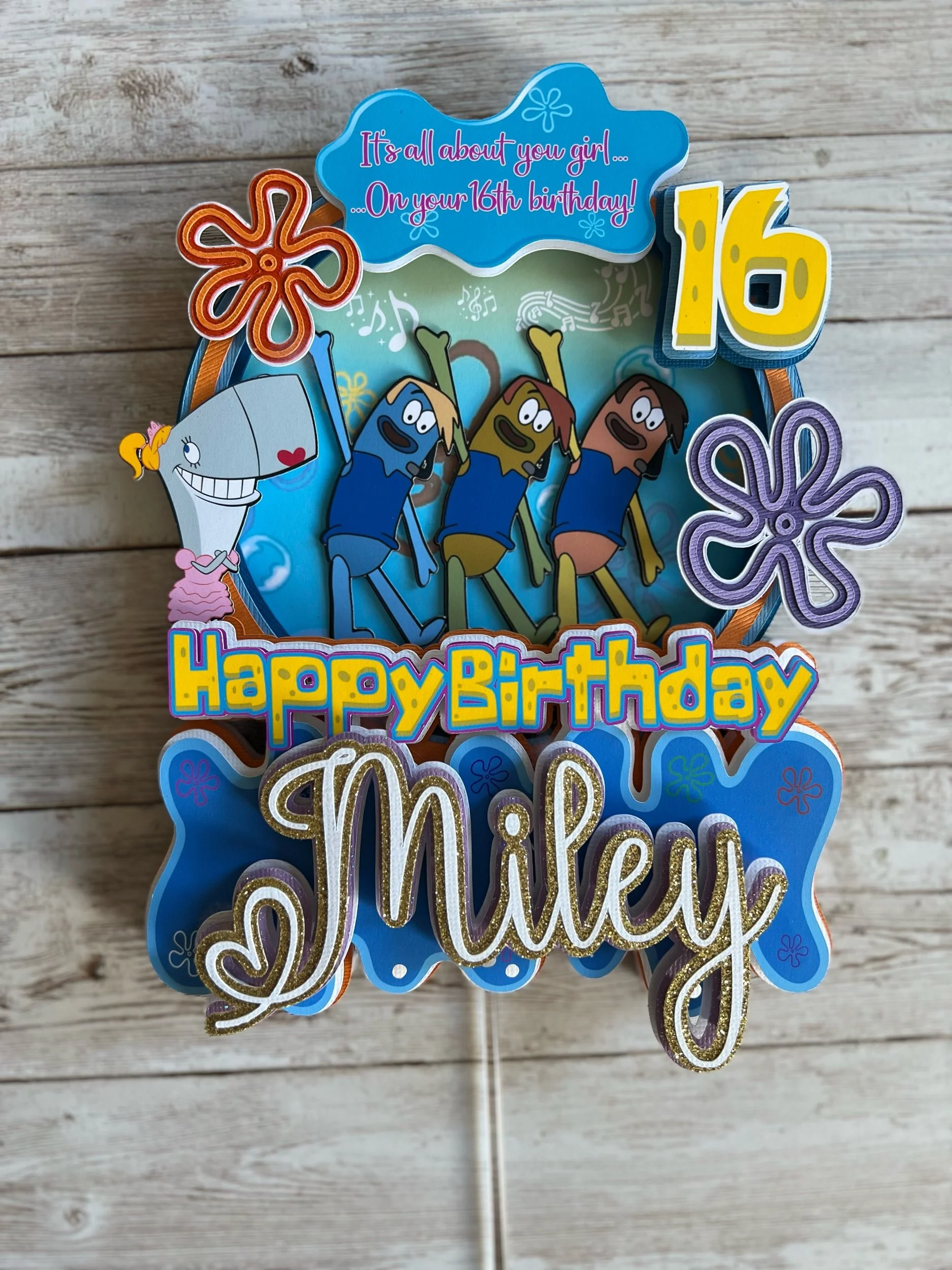 boys who cry cake topper