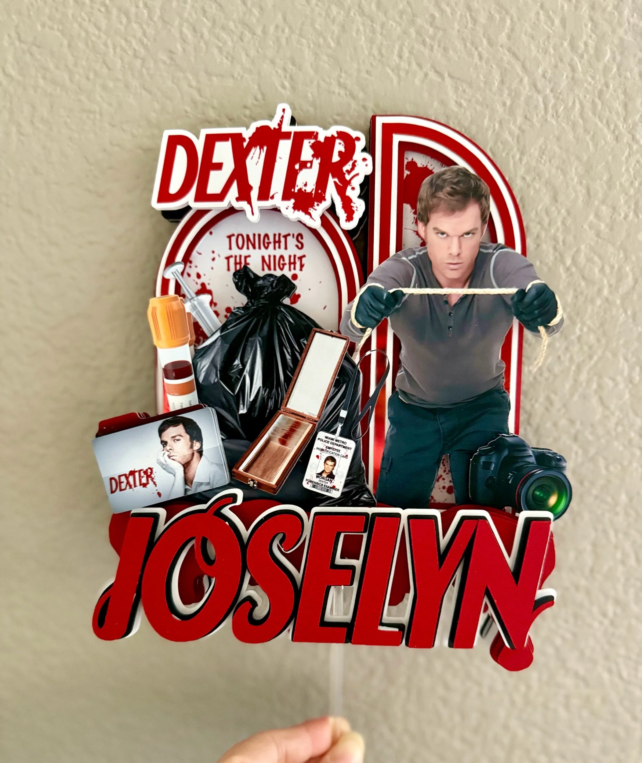 Dexter Cake Topper
