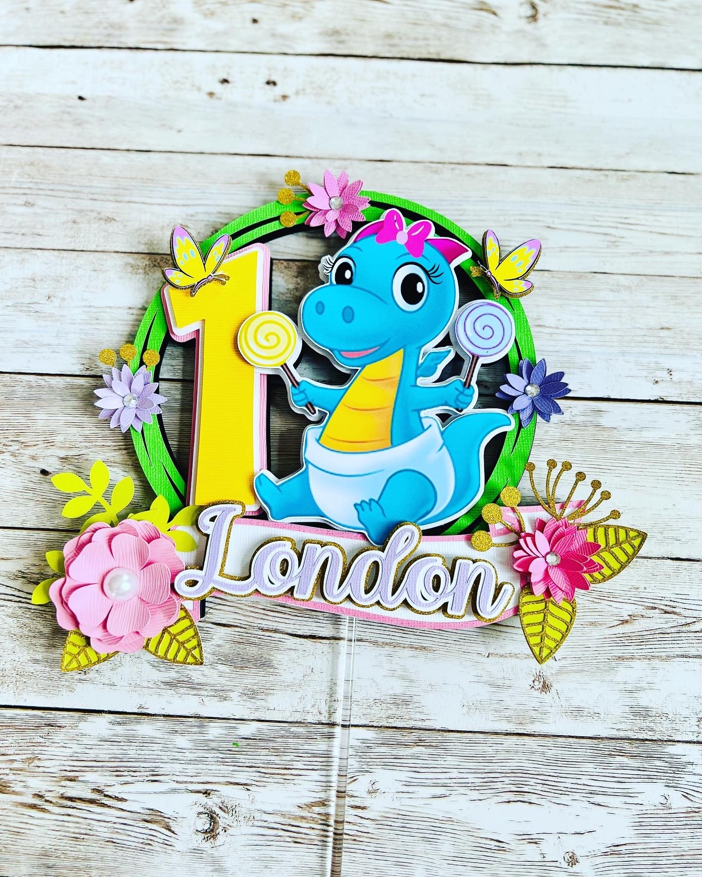 Dinosaur Cake Topper