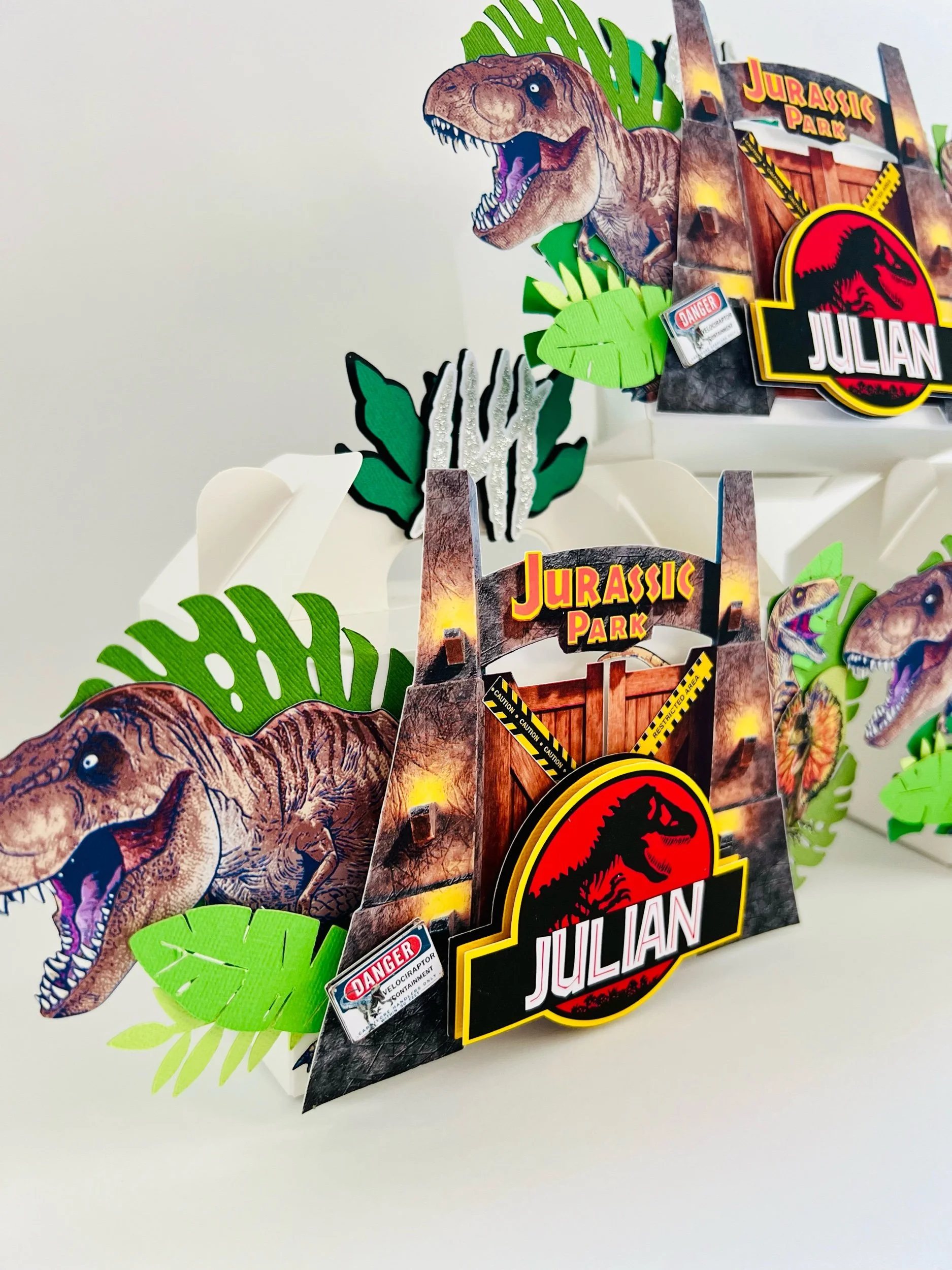 jurassic park favor boxes