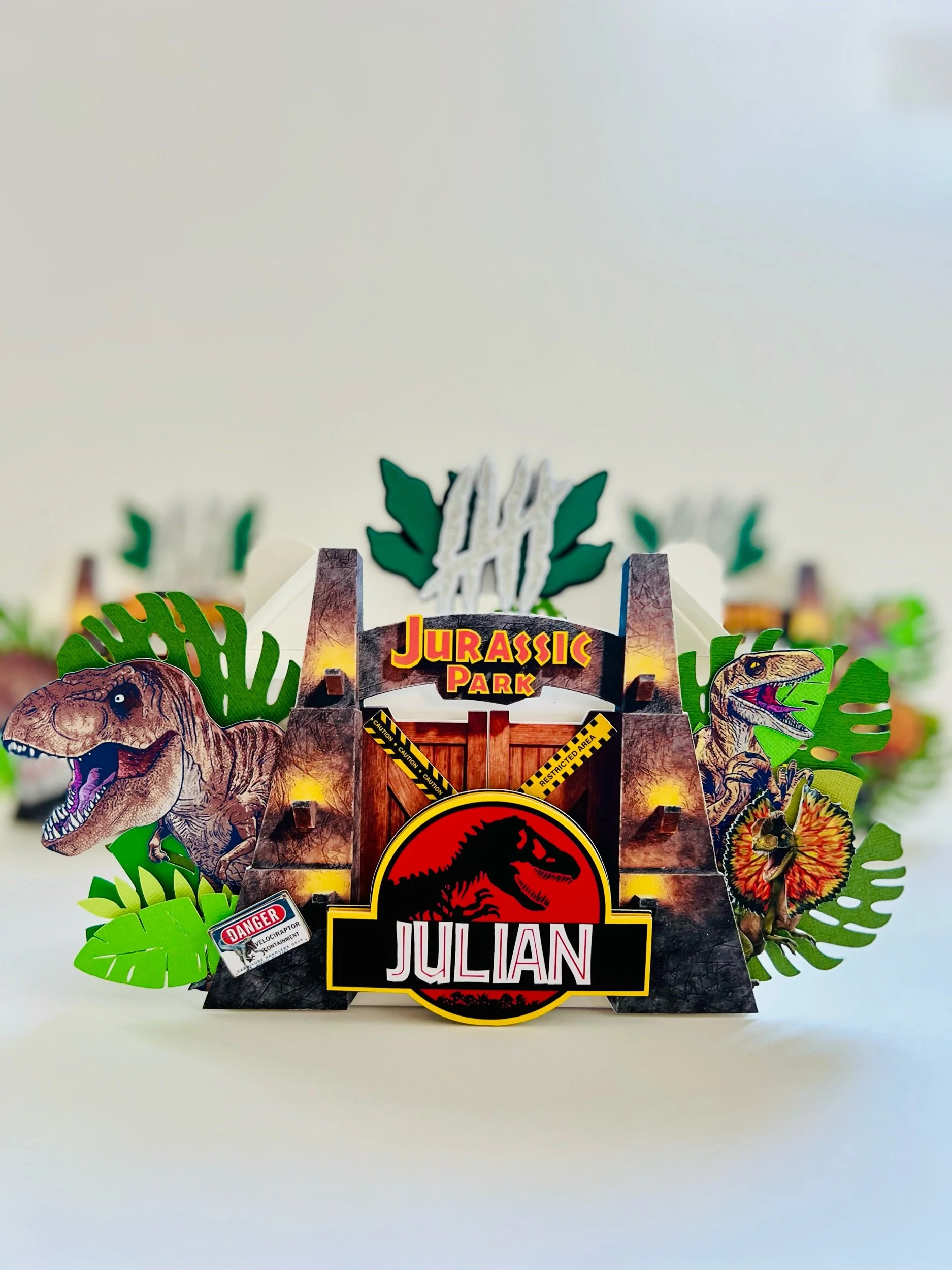 jurassic park favor boxes