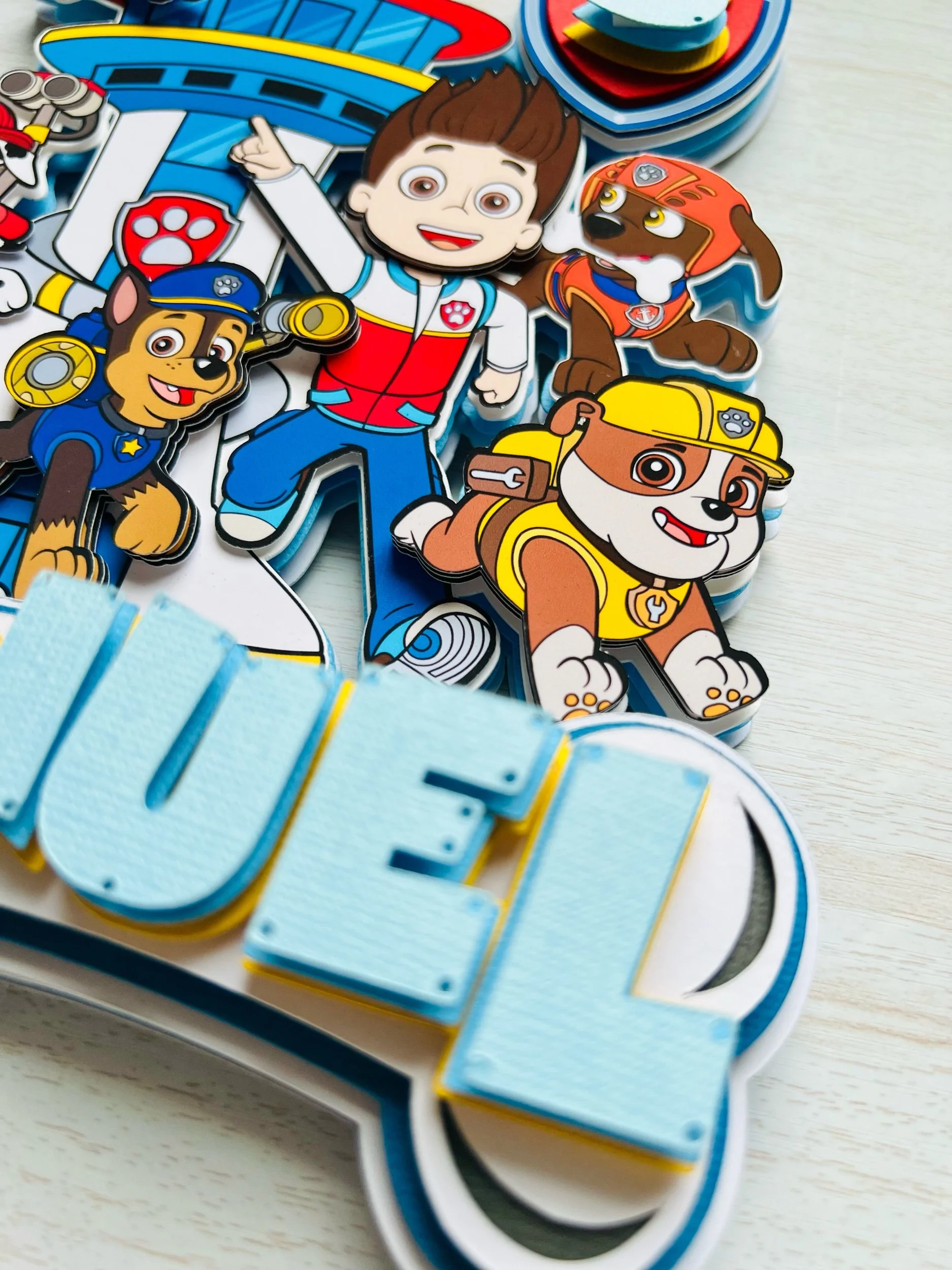 paw patrol cake topper
