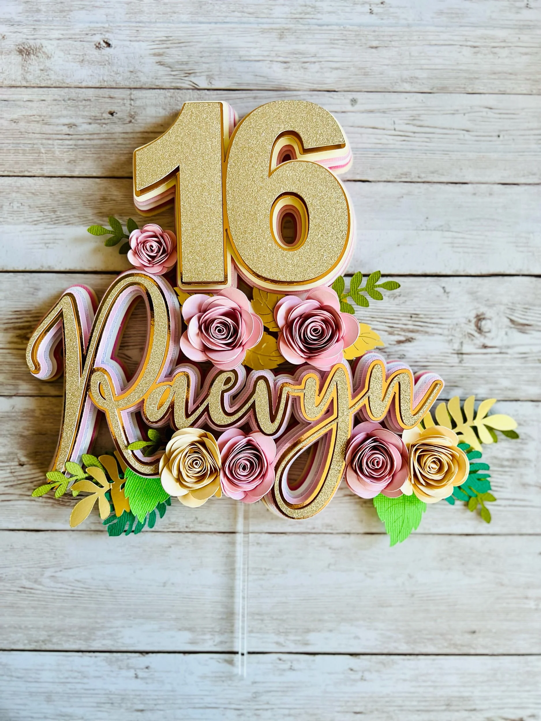 birthday cake topper