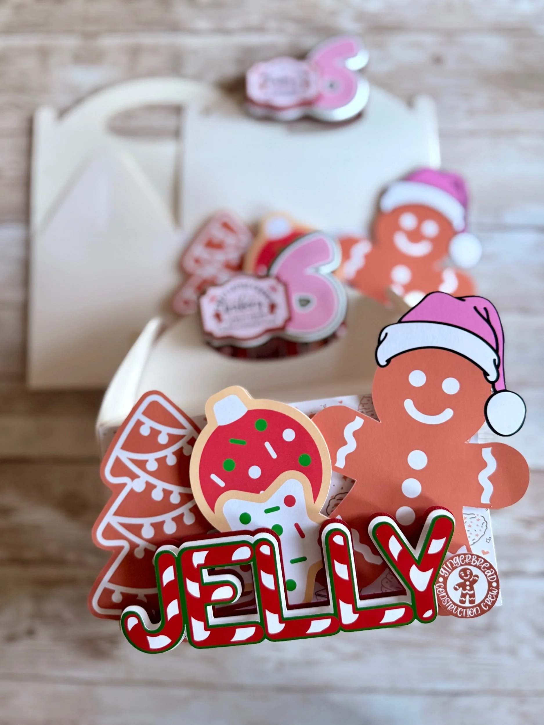 sweet christmas favor  boxes