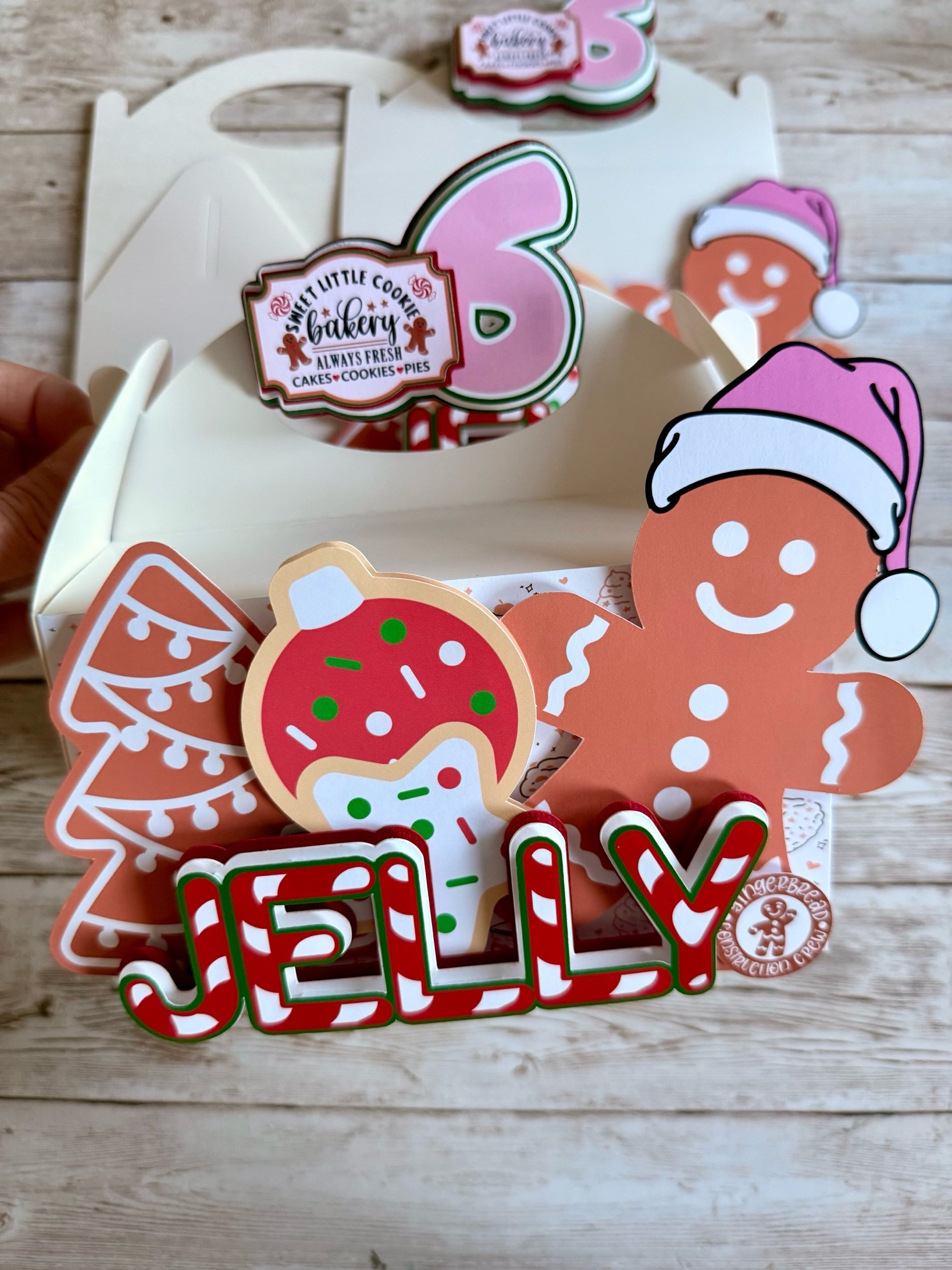 Gingerbread Favor Boxes