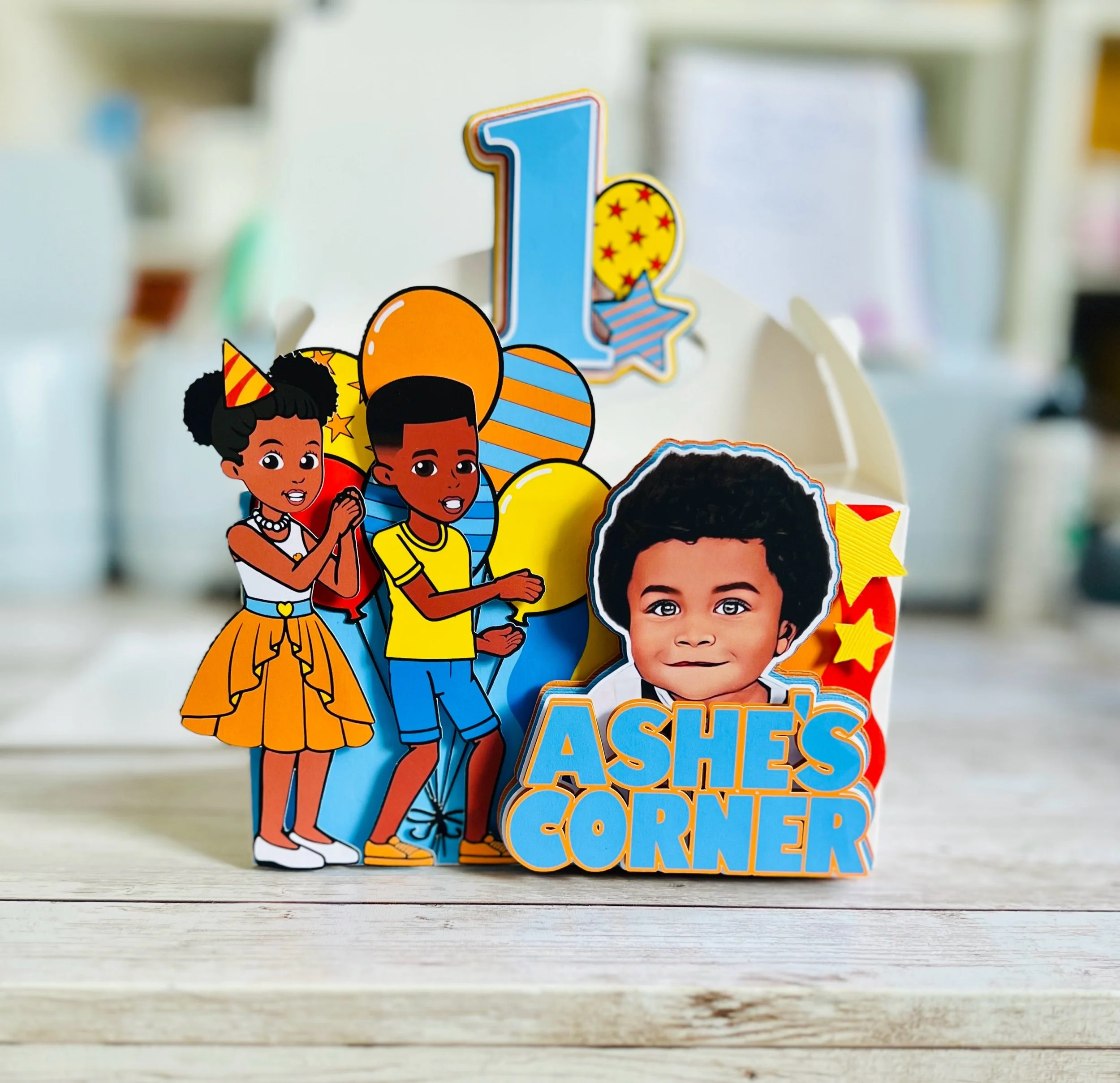 gracie's Cornes favor boxes