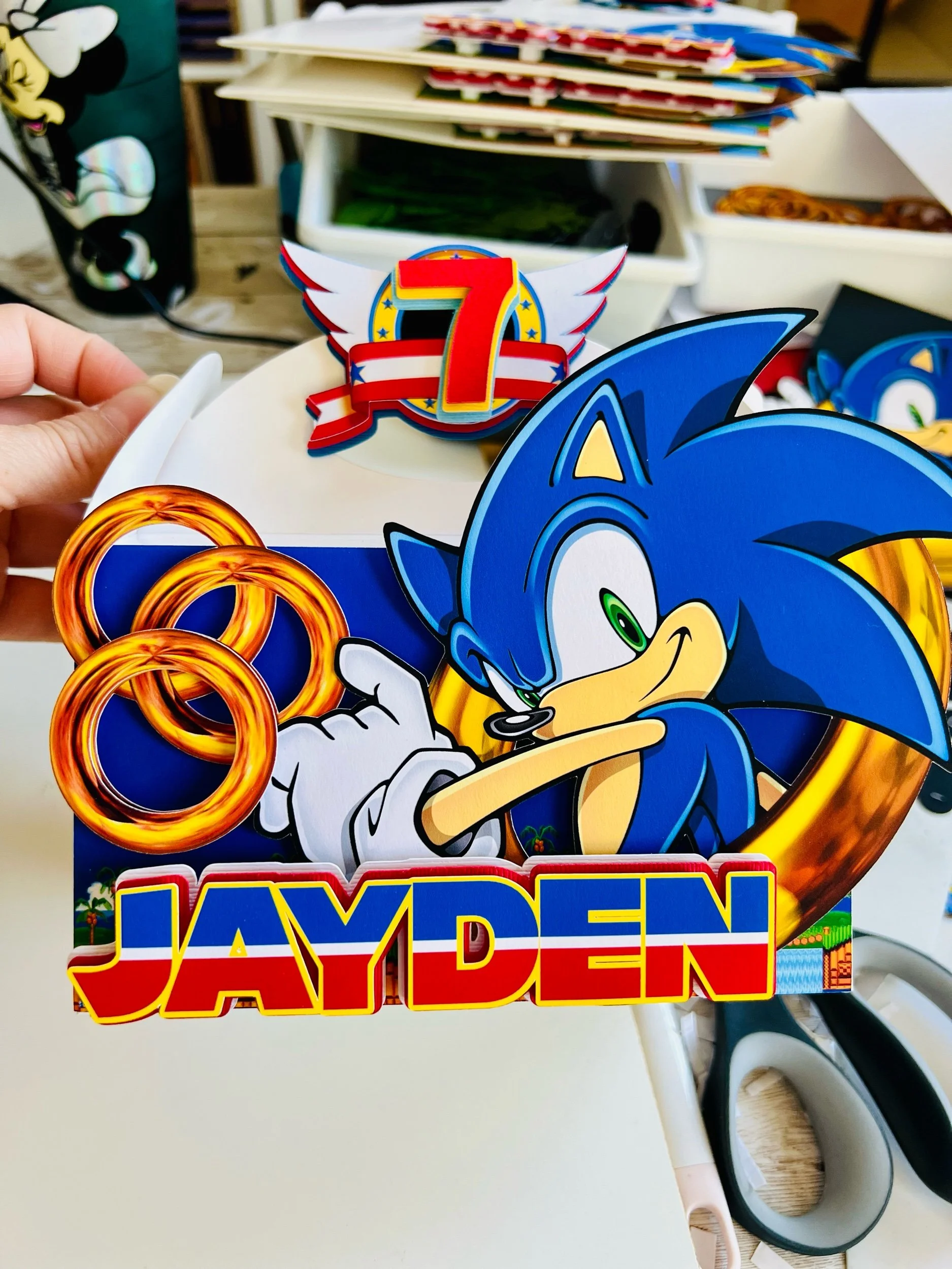 Sonic Favor Boxes
