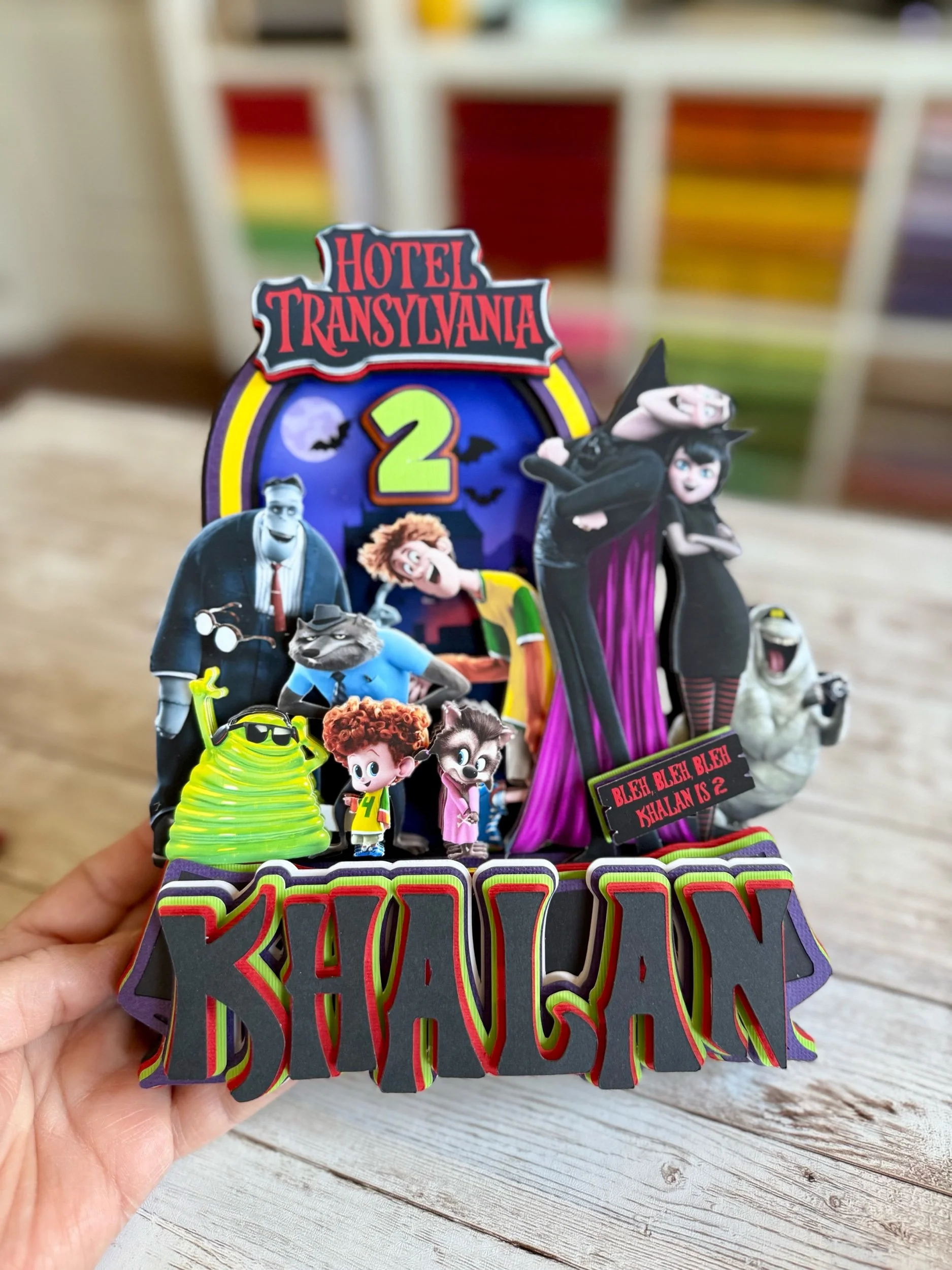 Hotel Transylvania Cake Topper