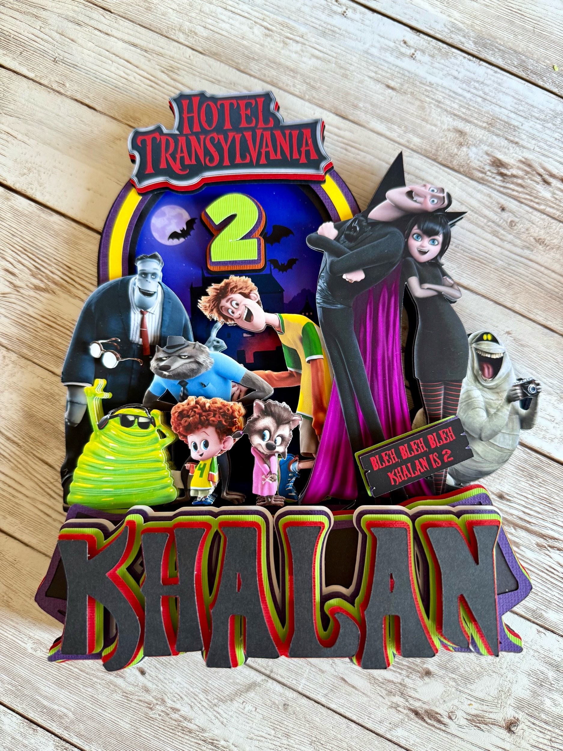 hotel transylvania cake topper
