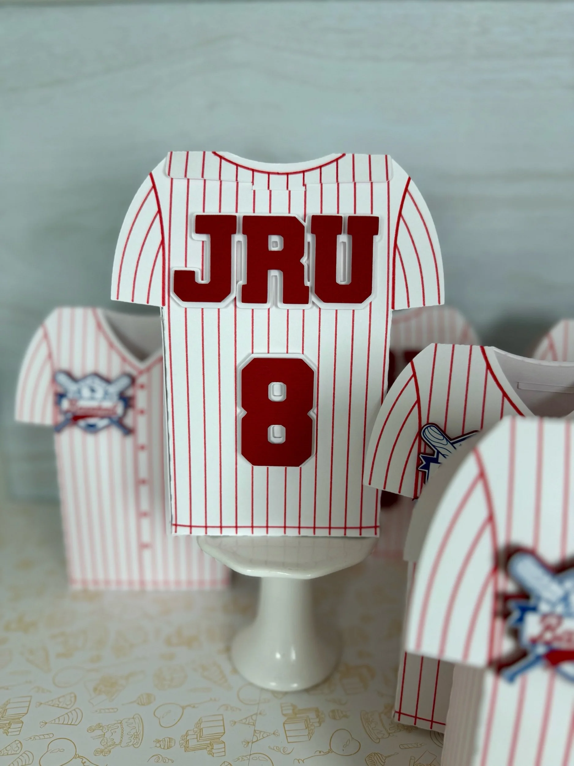 baseball jersey favor boxes