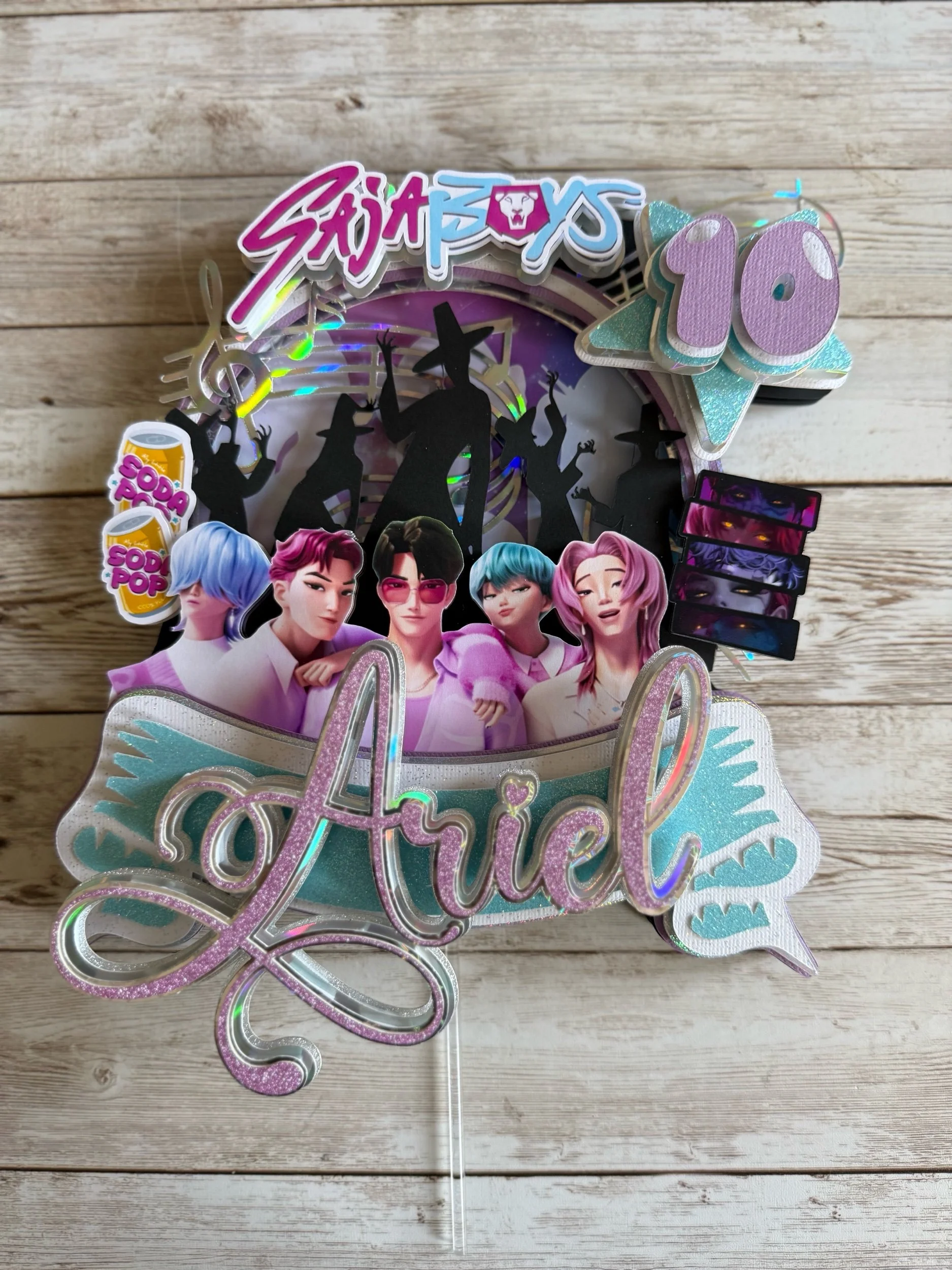 K-pop Saja Cake Topper