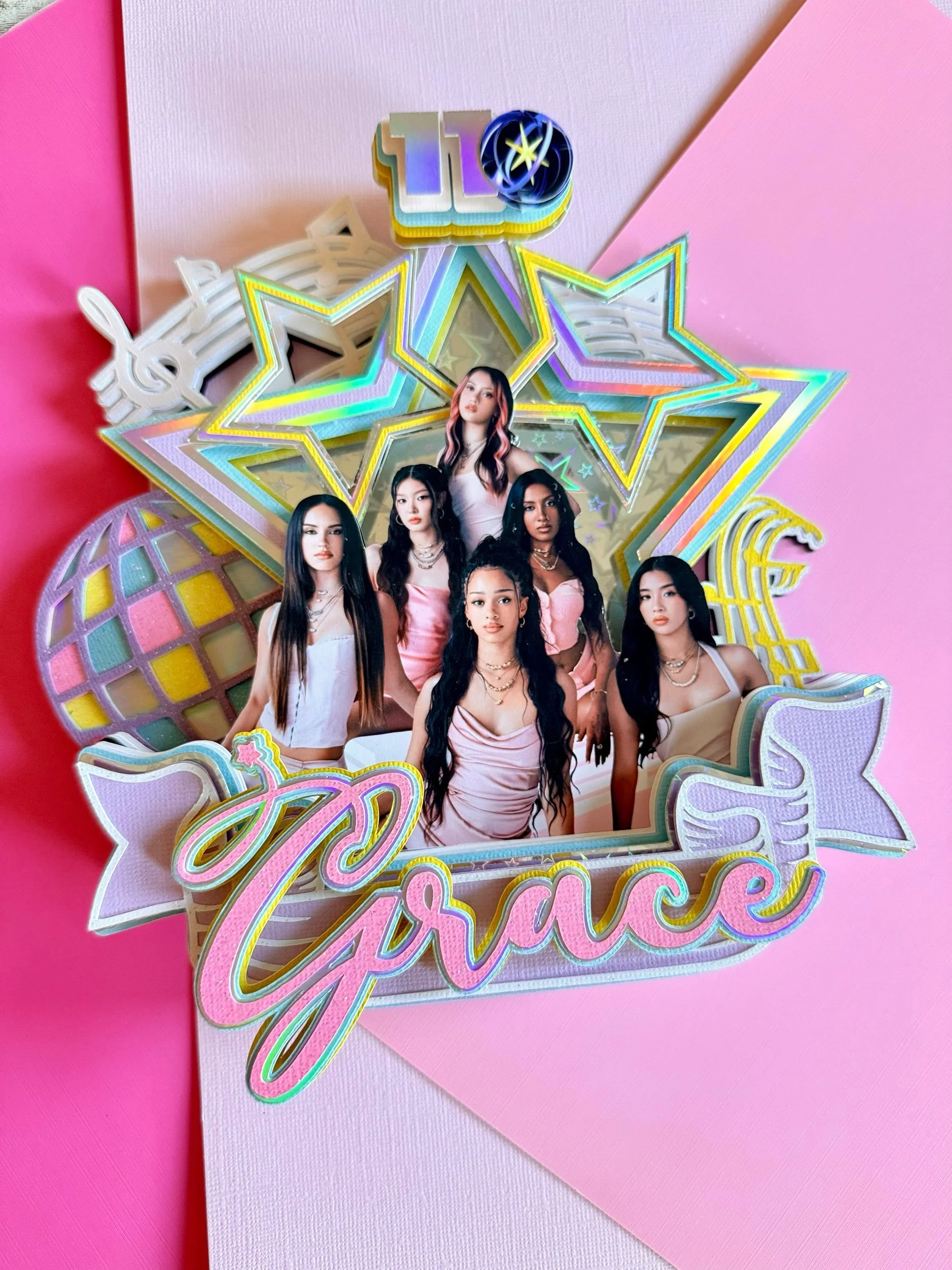katseye cake topper